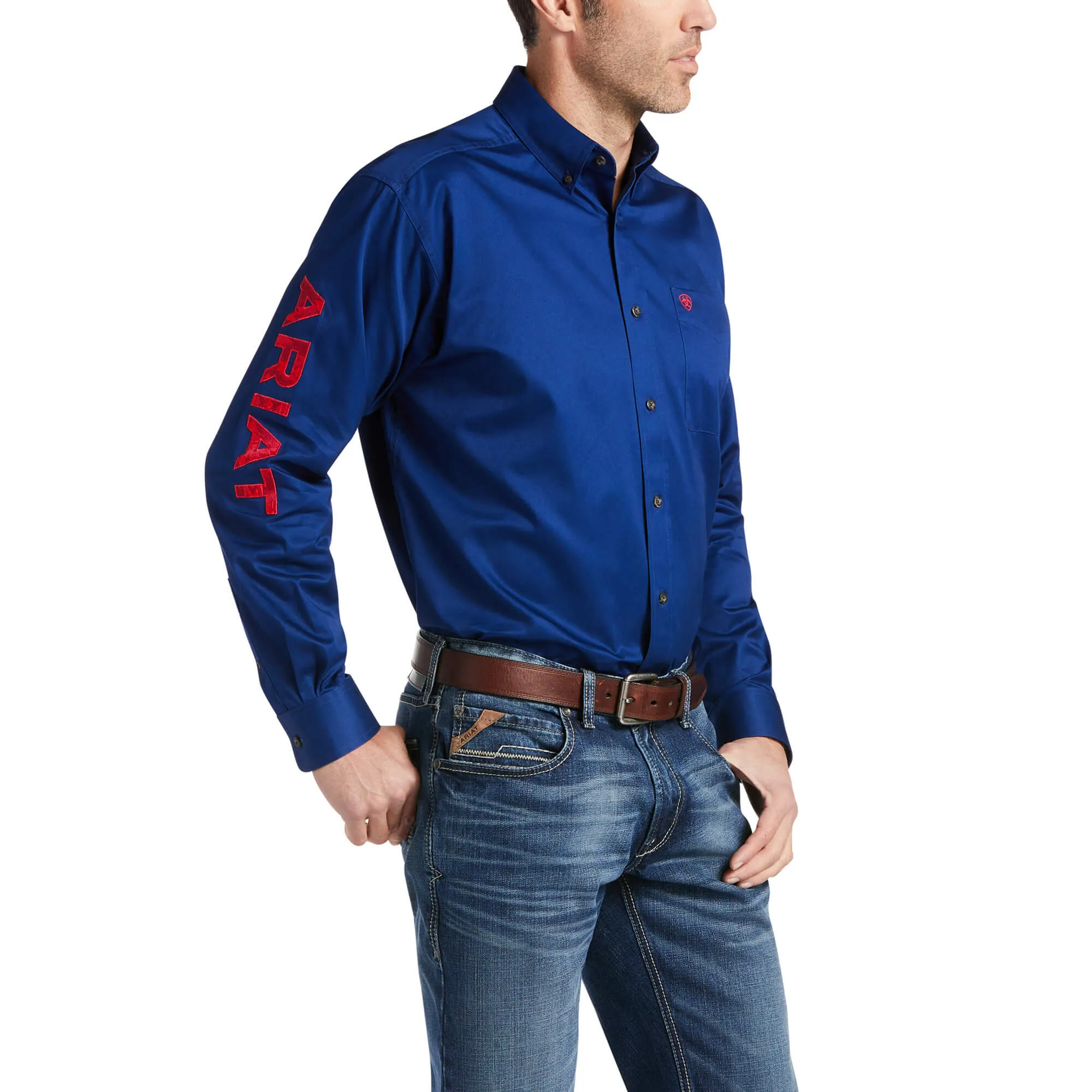 ARIAT Men's Team Logo Classic LS 10038014