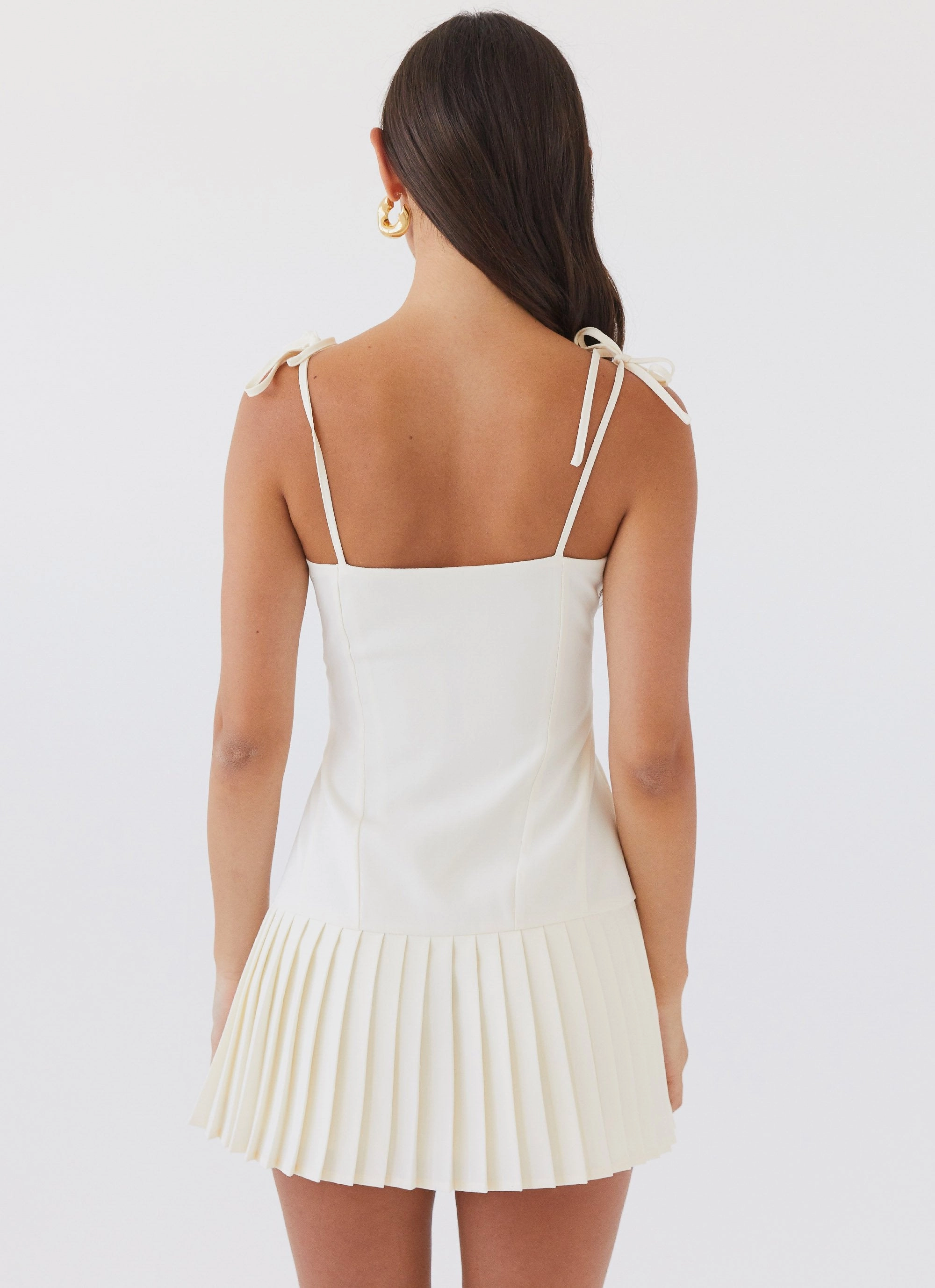 Love Seeker Corset Mini Dress - Ivory Life Soft