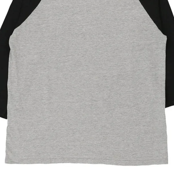 Armani Exchange Long Sleeve T-Shirt - Large Grey Cotton