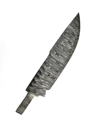 Arrowhead Textured 1095 15N20 high carbon steel Damascus Full Tang Blank