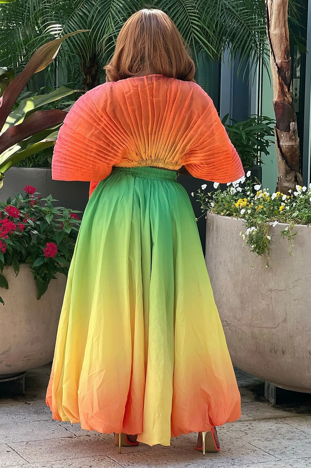 Sun Protective Fabric Lyra ??Tropic Like It??s Hot?? Lux Skirt Set