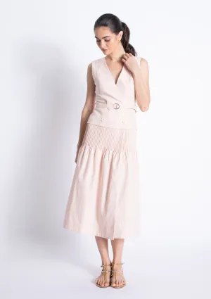 Fashionable Layers Raven Linen Dress