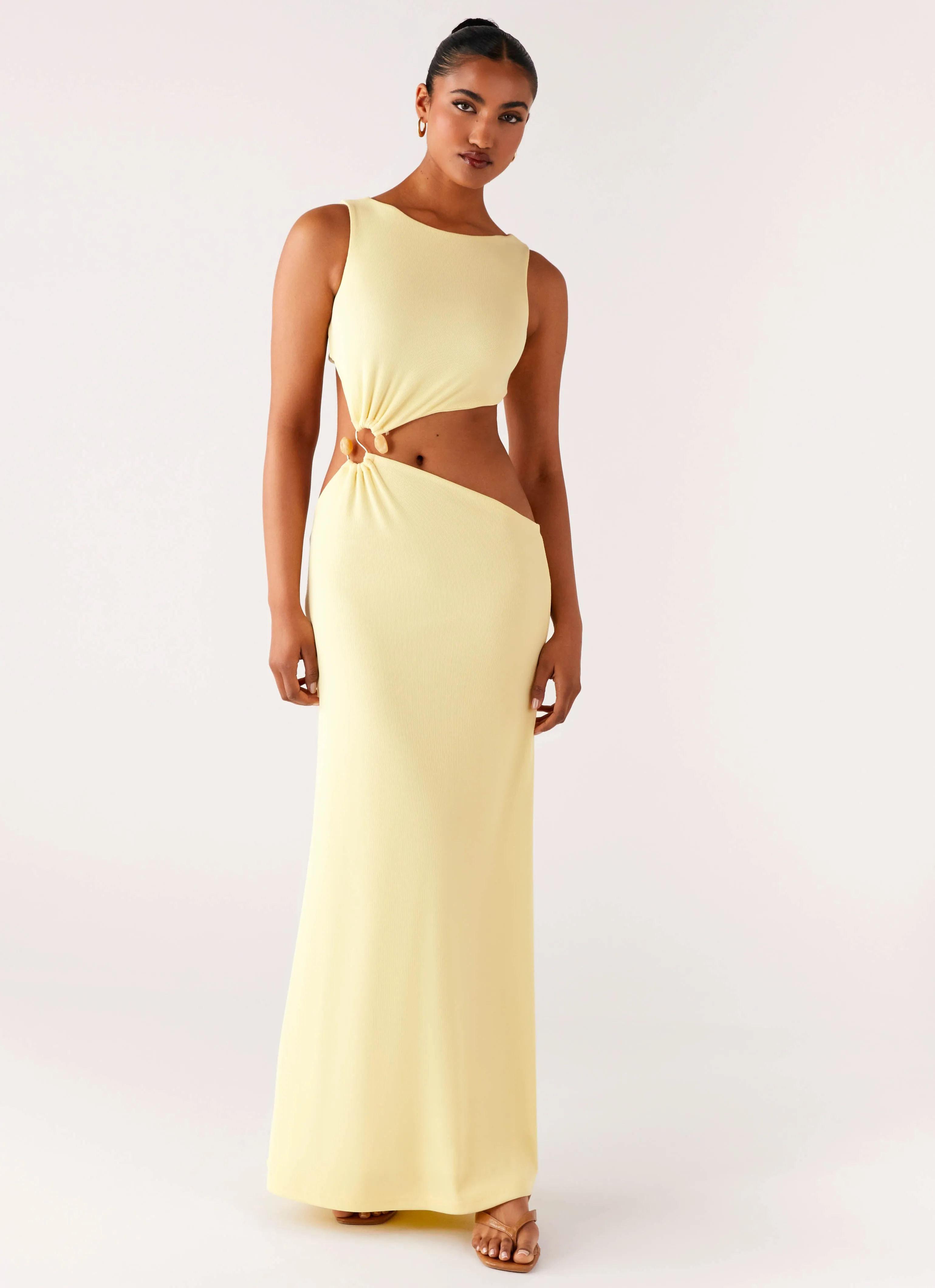 Aruba Hardware Maxi Dress - Yellow Odor-Control Seasonal Essential