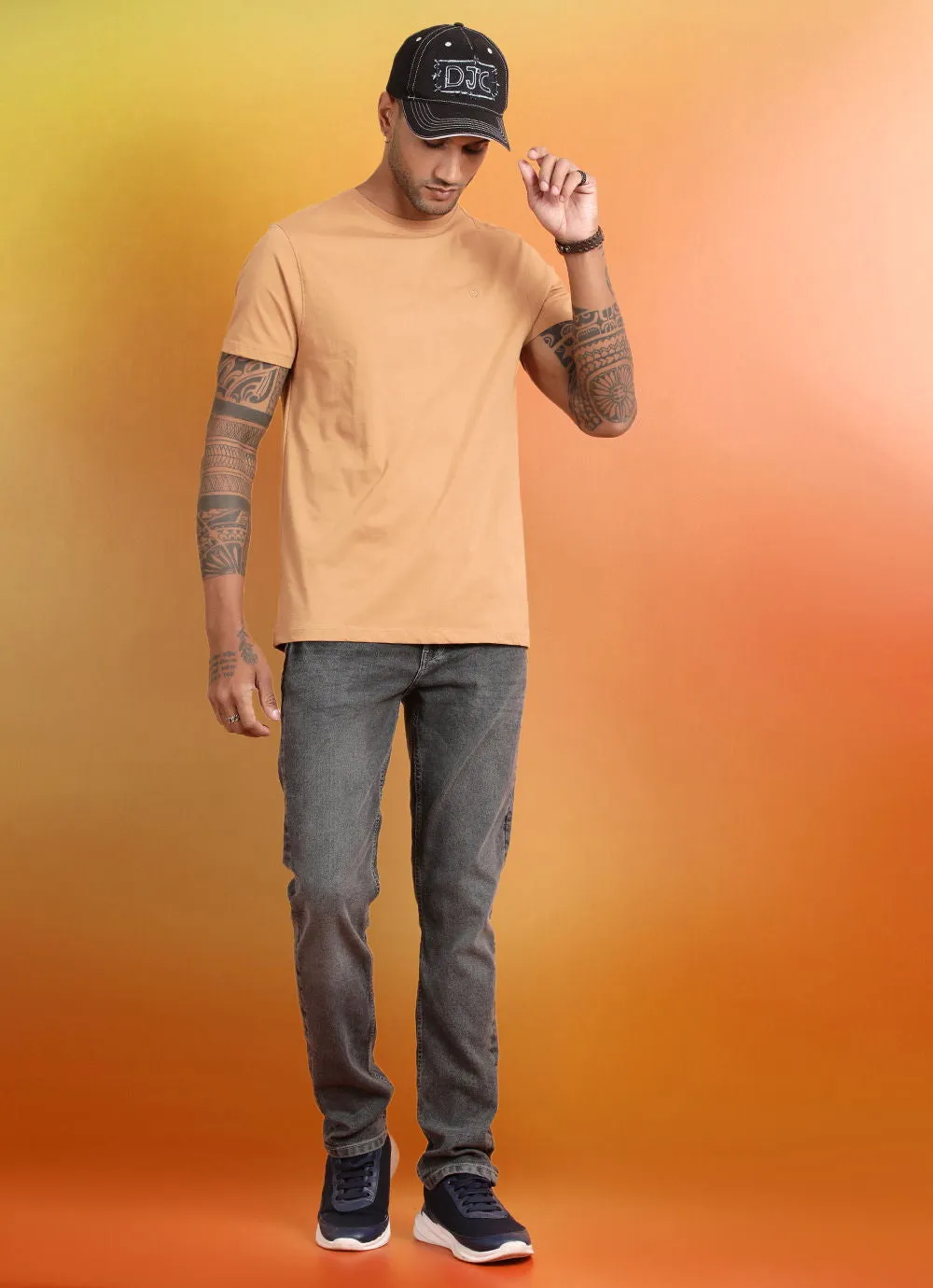 Ash grey denim