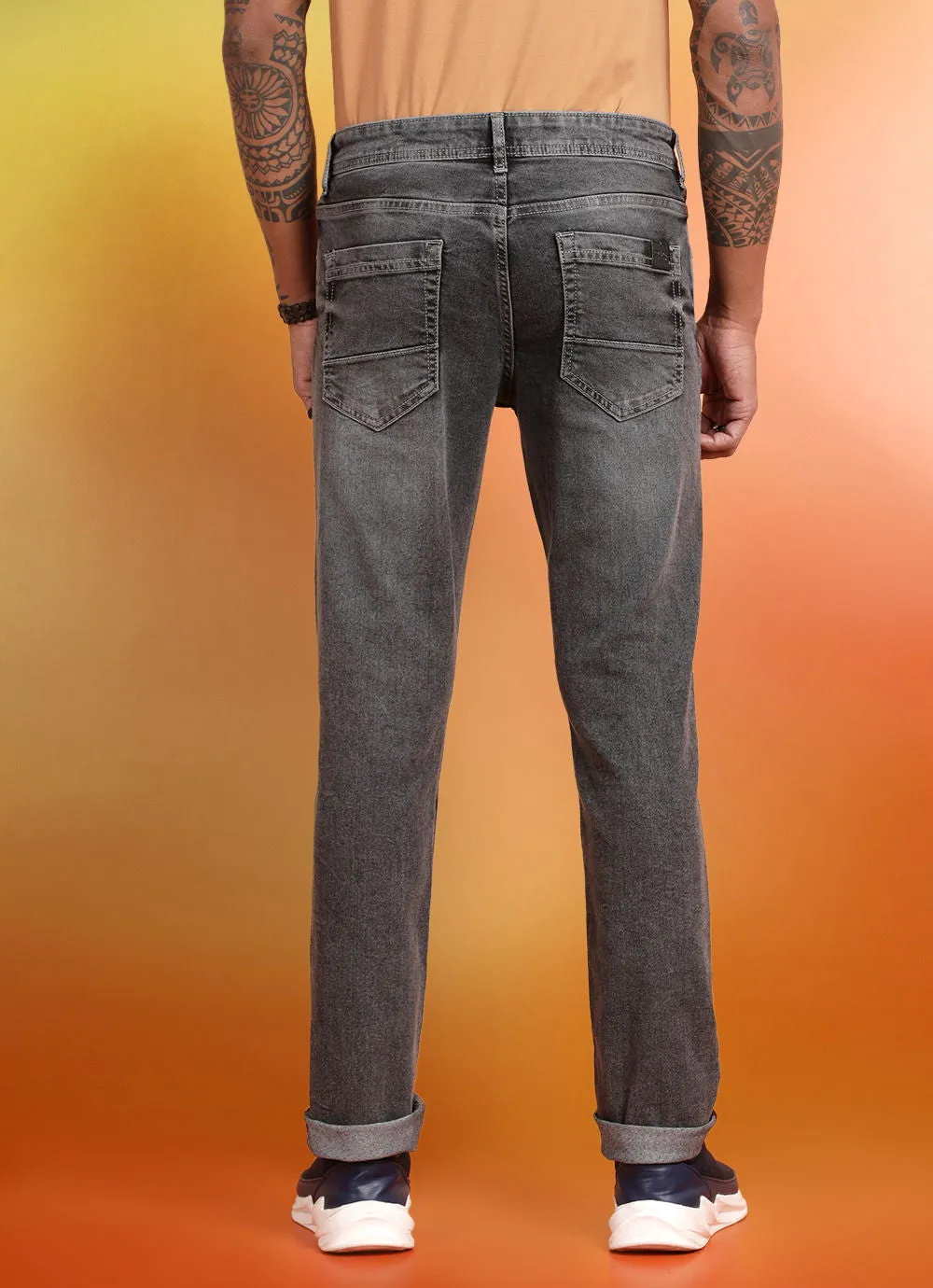 Ash grey denim