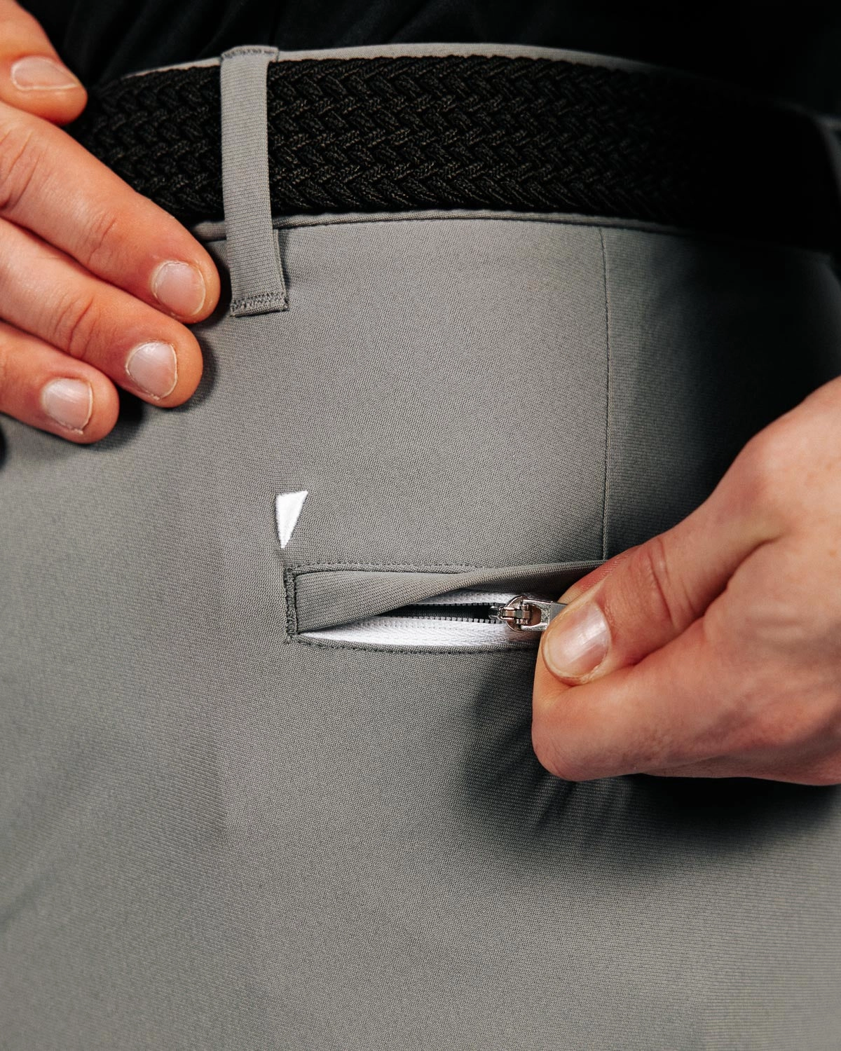Ash Gray Traditional Pants No Chafe