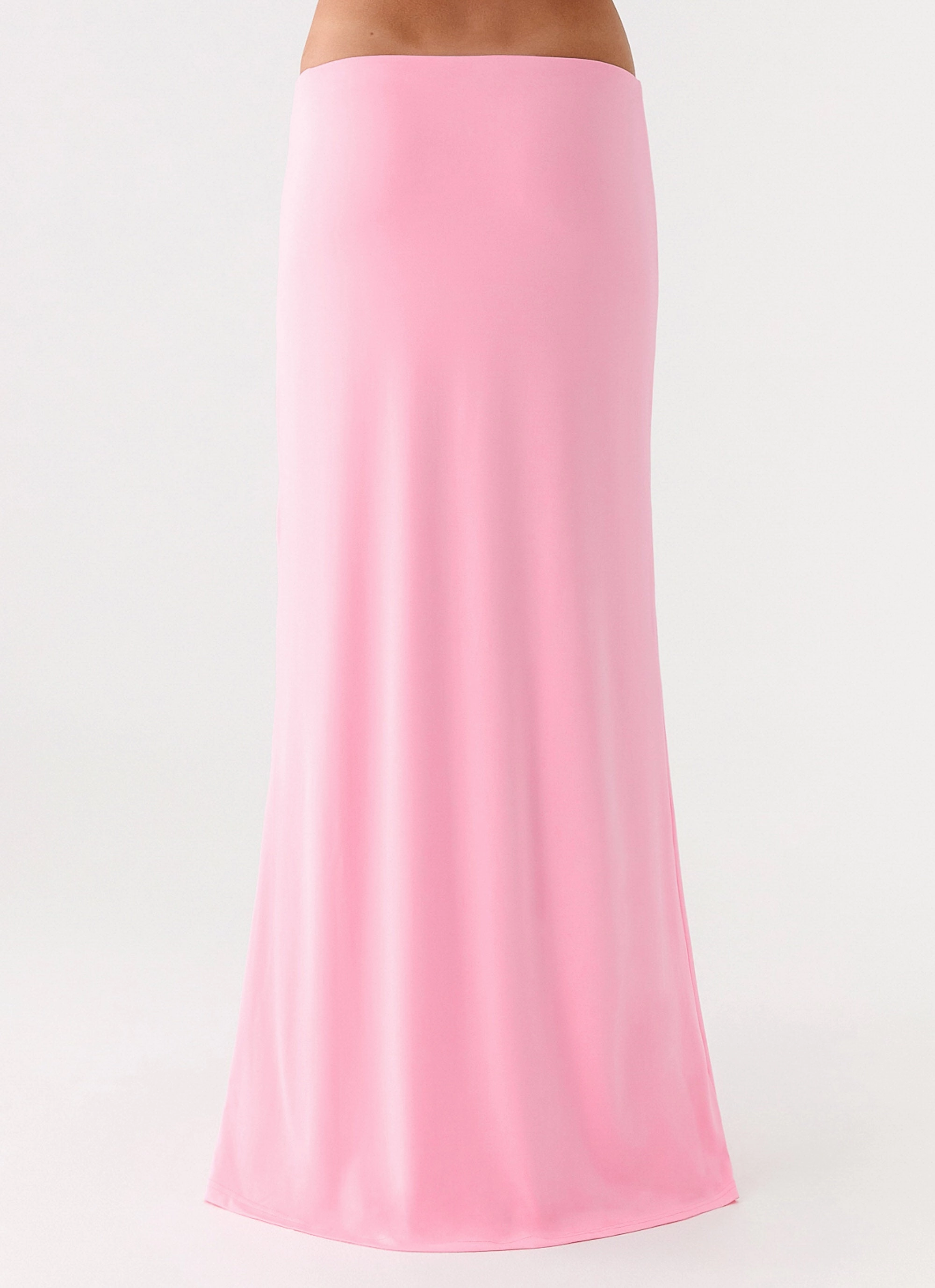 Ashi Maxi Skirt - Pink Breathable fabric
