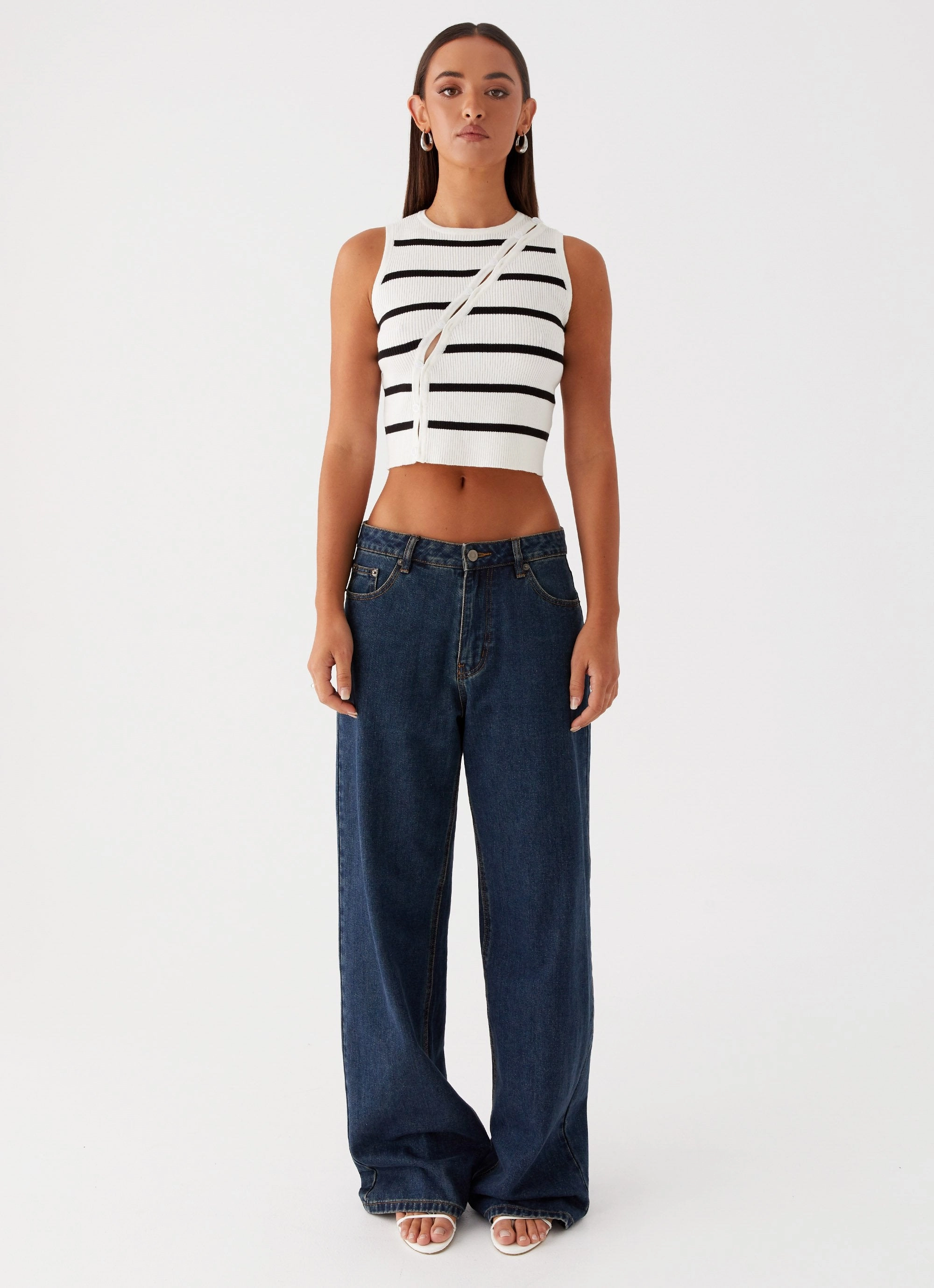 Chromatic Charm Knit Top - Ivory NoSlipSurface