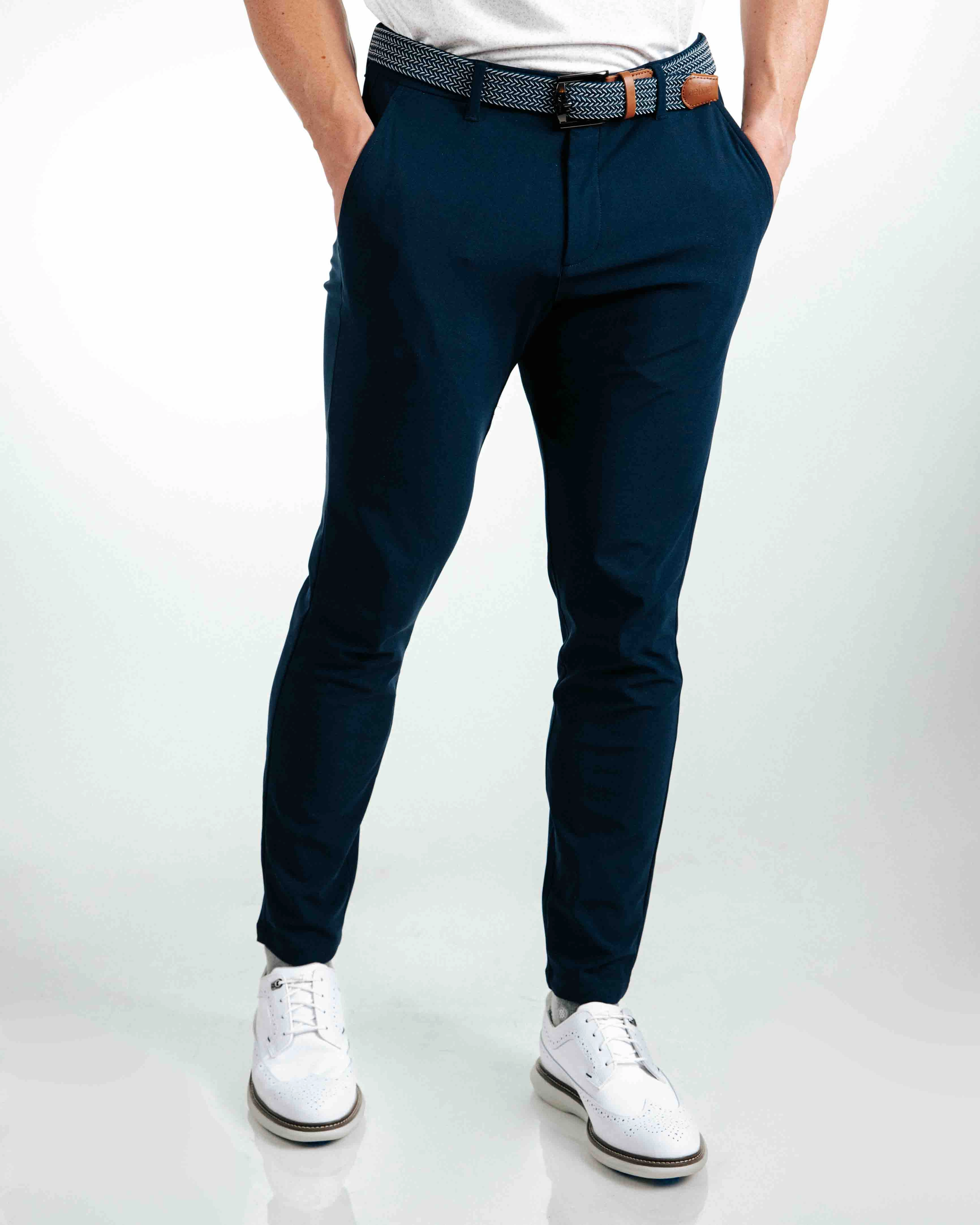 Navy Traditional Pants Casual Design