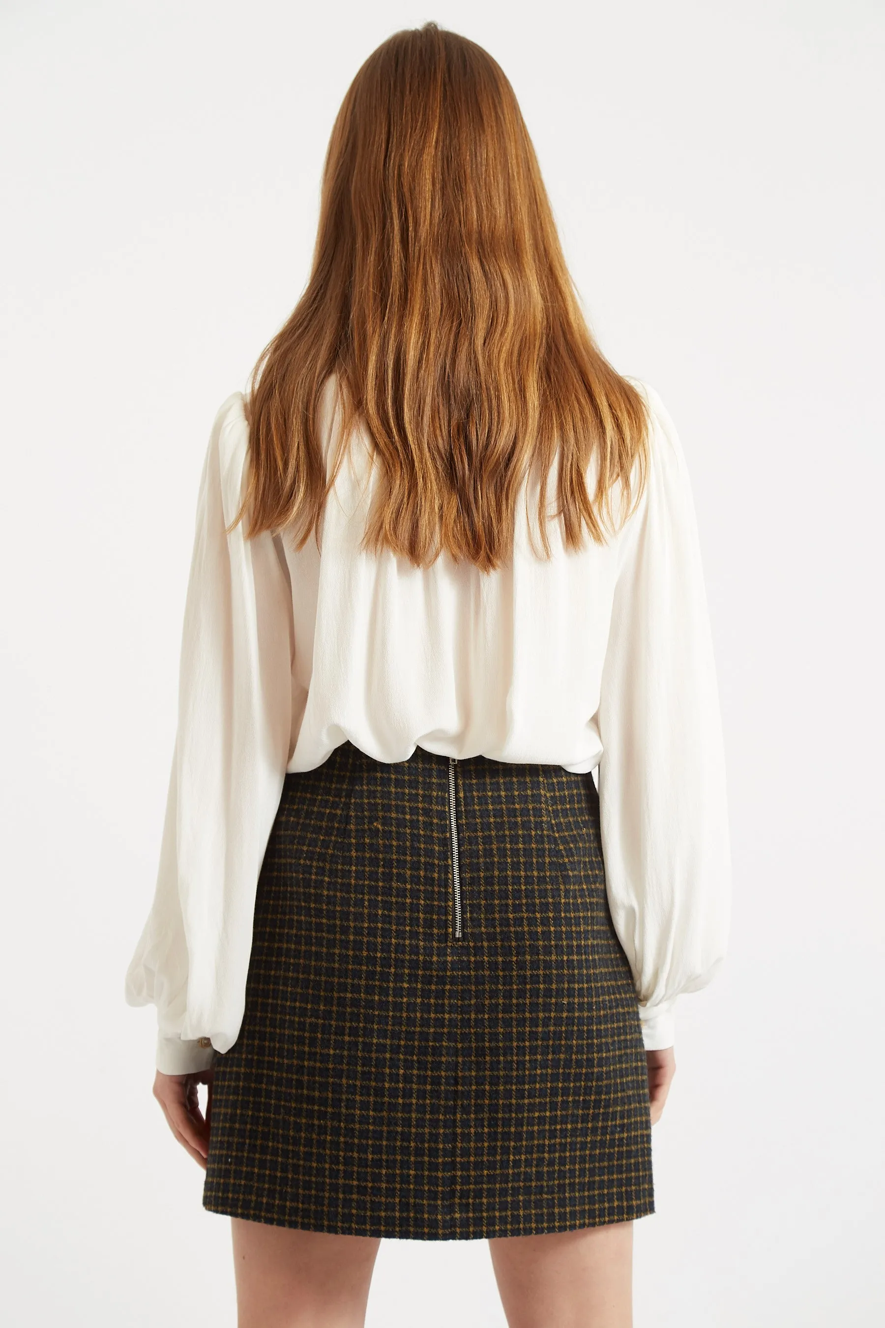 Aubin Warwick Check Mini Skirt