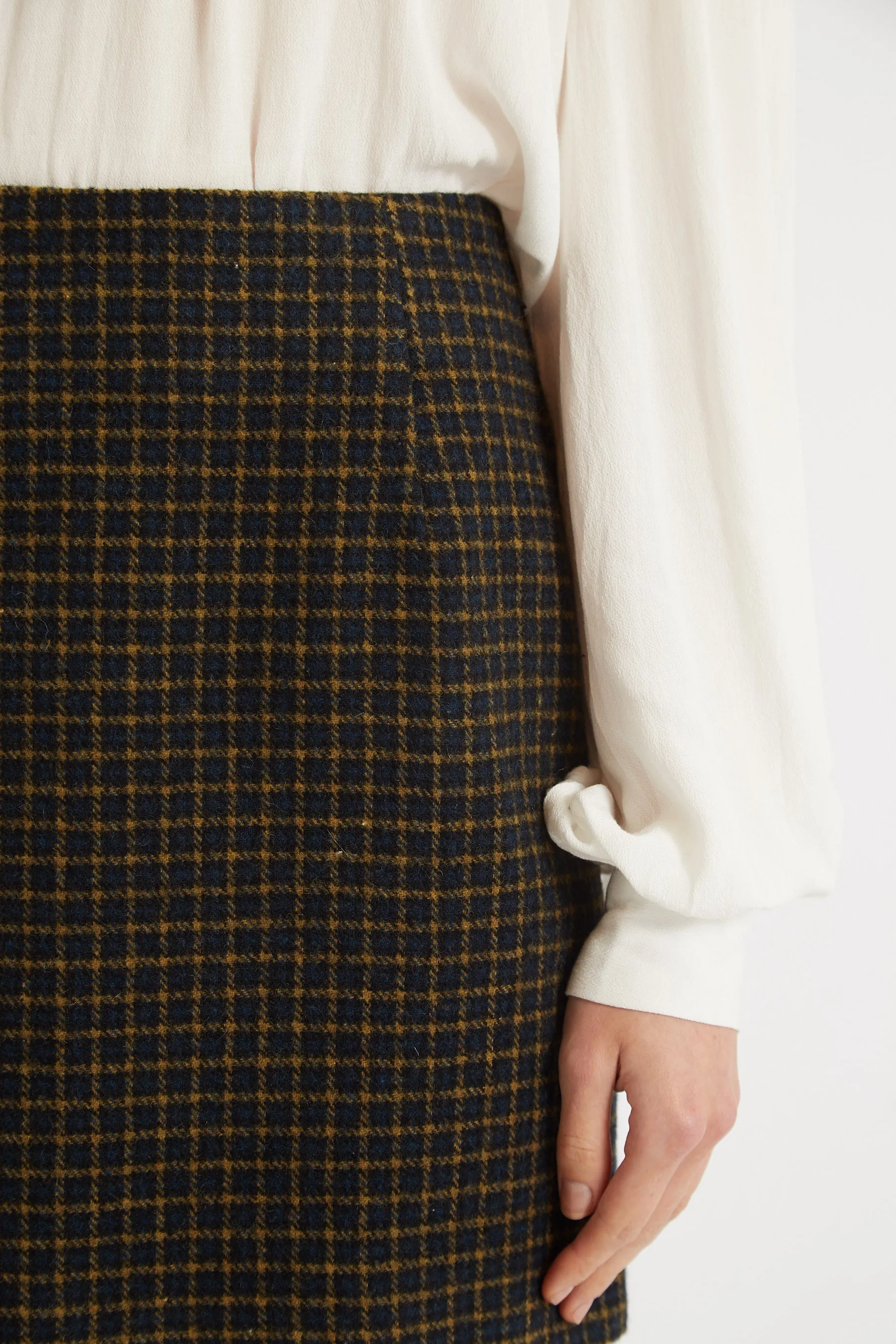 Aubin Warwick Check Mini Skirt