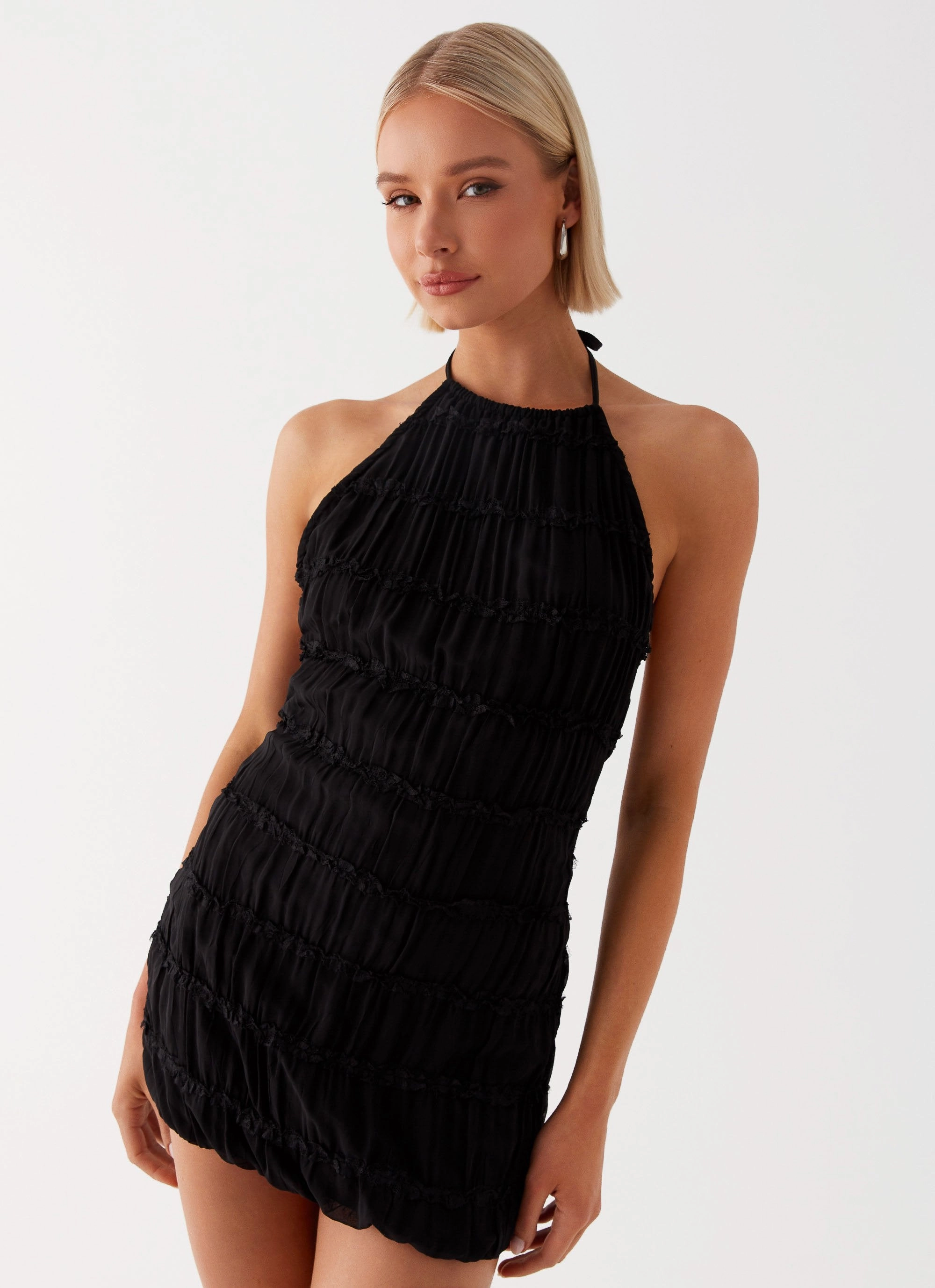 Seasonal Fit Aullie Mini Dress - Black