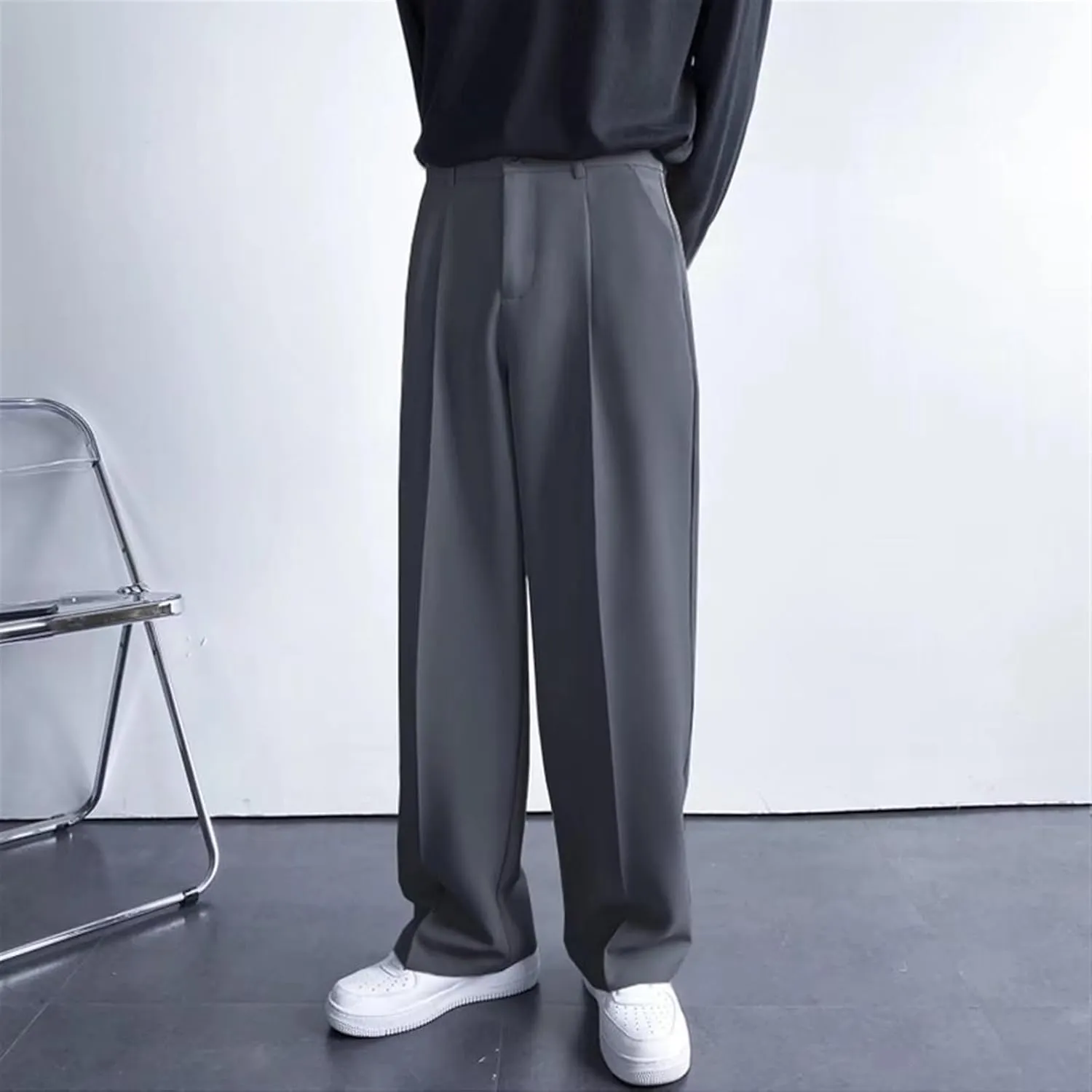 AYGJKIE Men's High Stretch Multi-Pocket Skinny Cargo Pants, Skinny Multi Pocket Cargo Pants for Men, Mens Casual Joggers