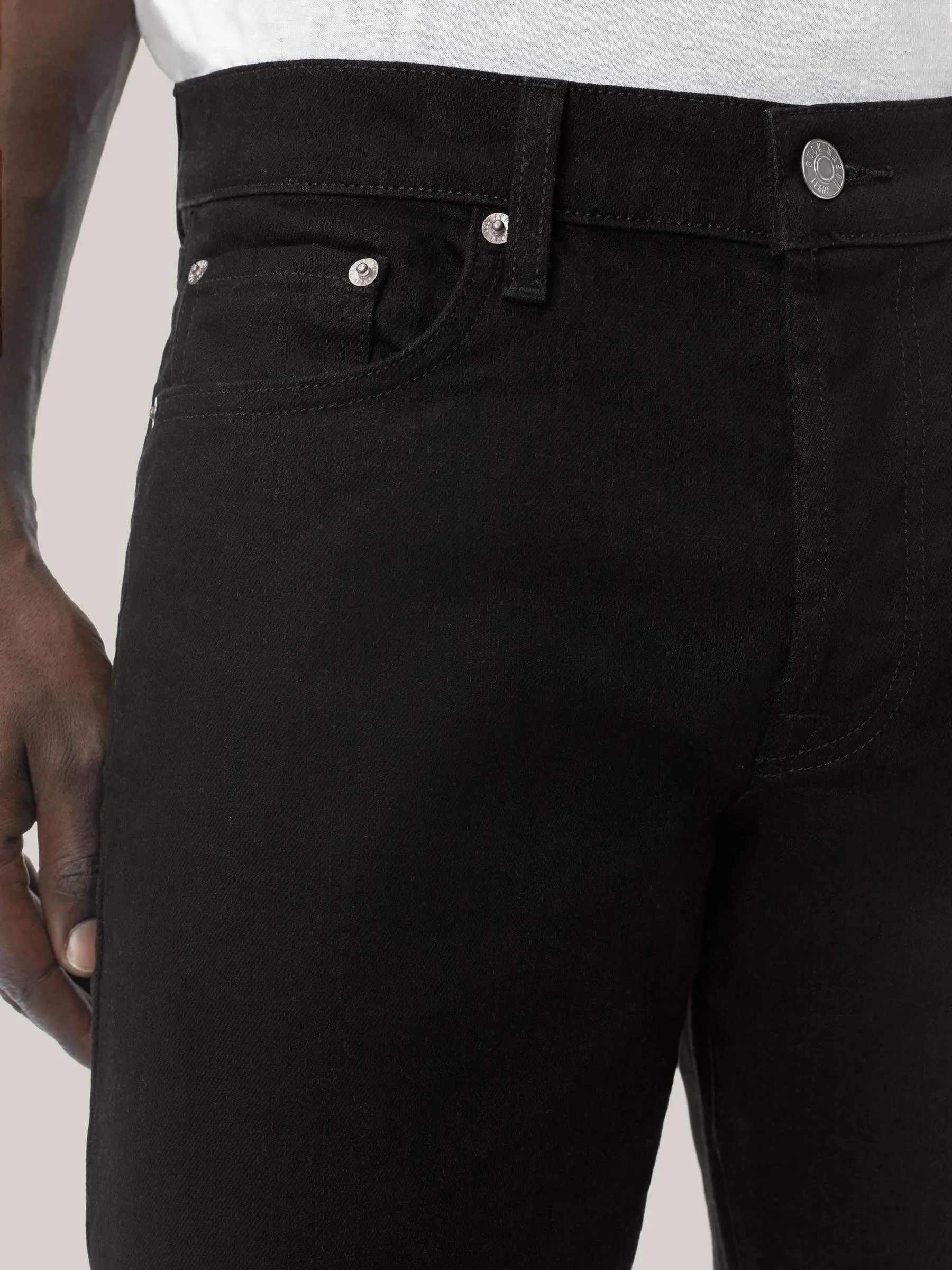 B001 Black Maverick Slim Jean