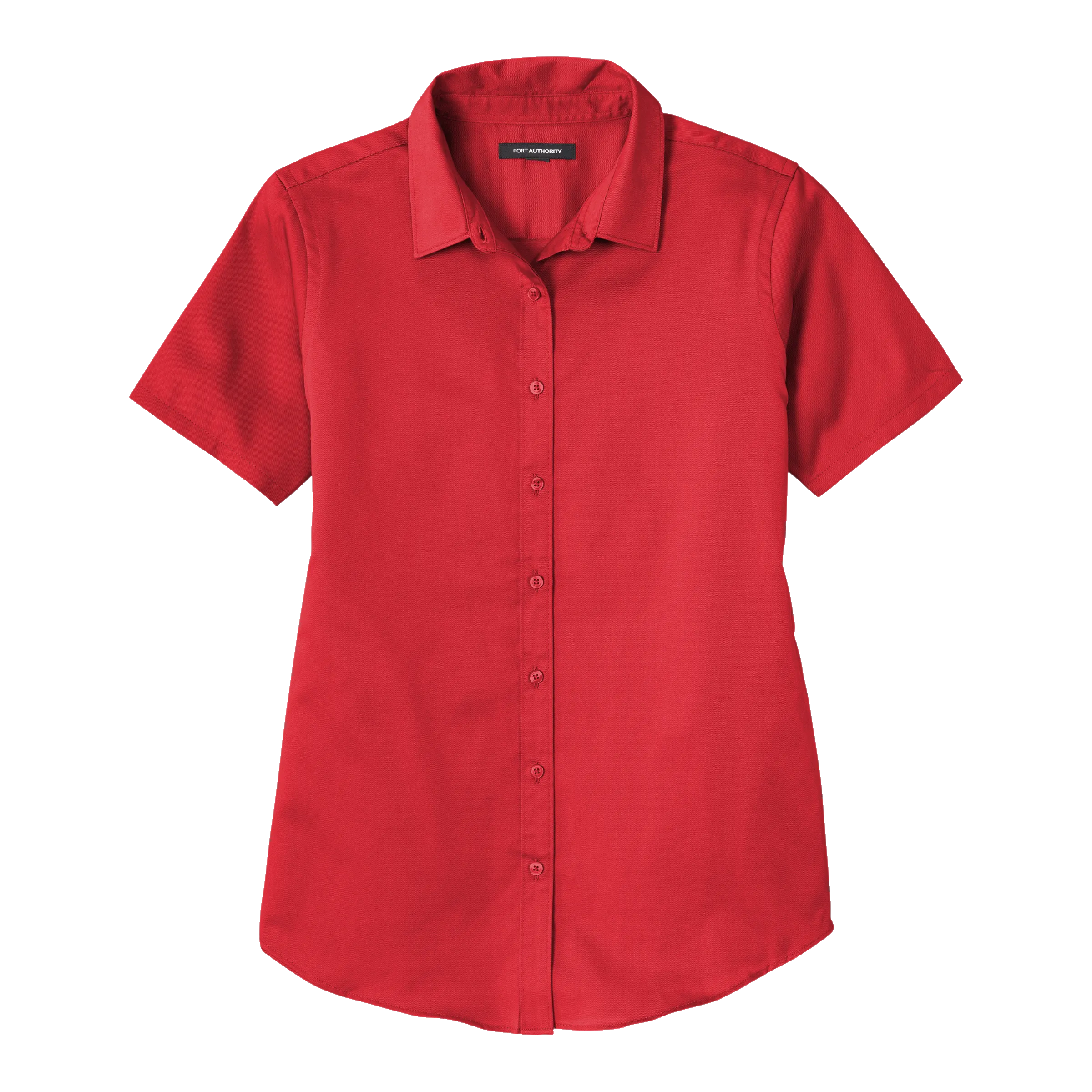 B2118W Ladies Short Sleeve SuperPro React Twill Shirt