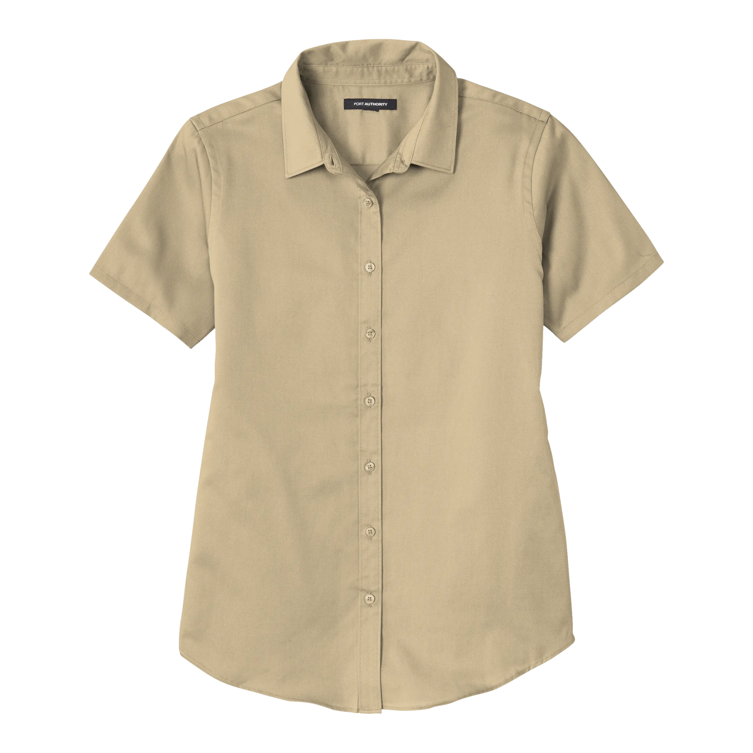 B2118W Ladies Short Sleeve SuperPro React Twill Shirt