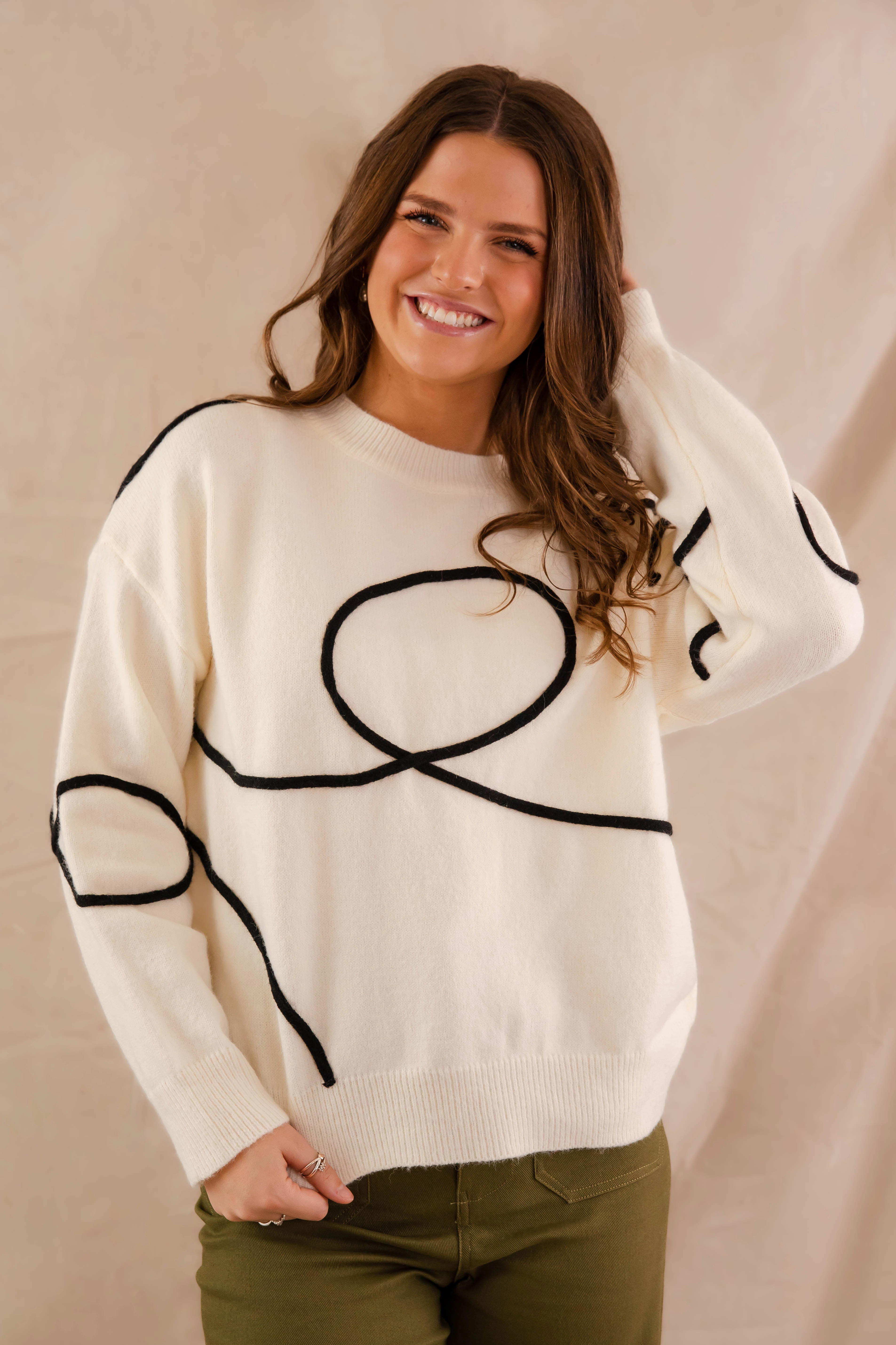 Back And Forth Sweater ReinforcedHems