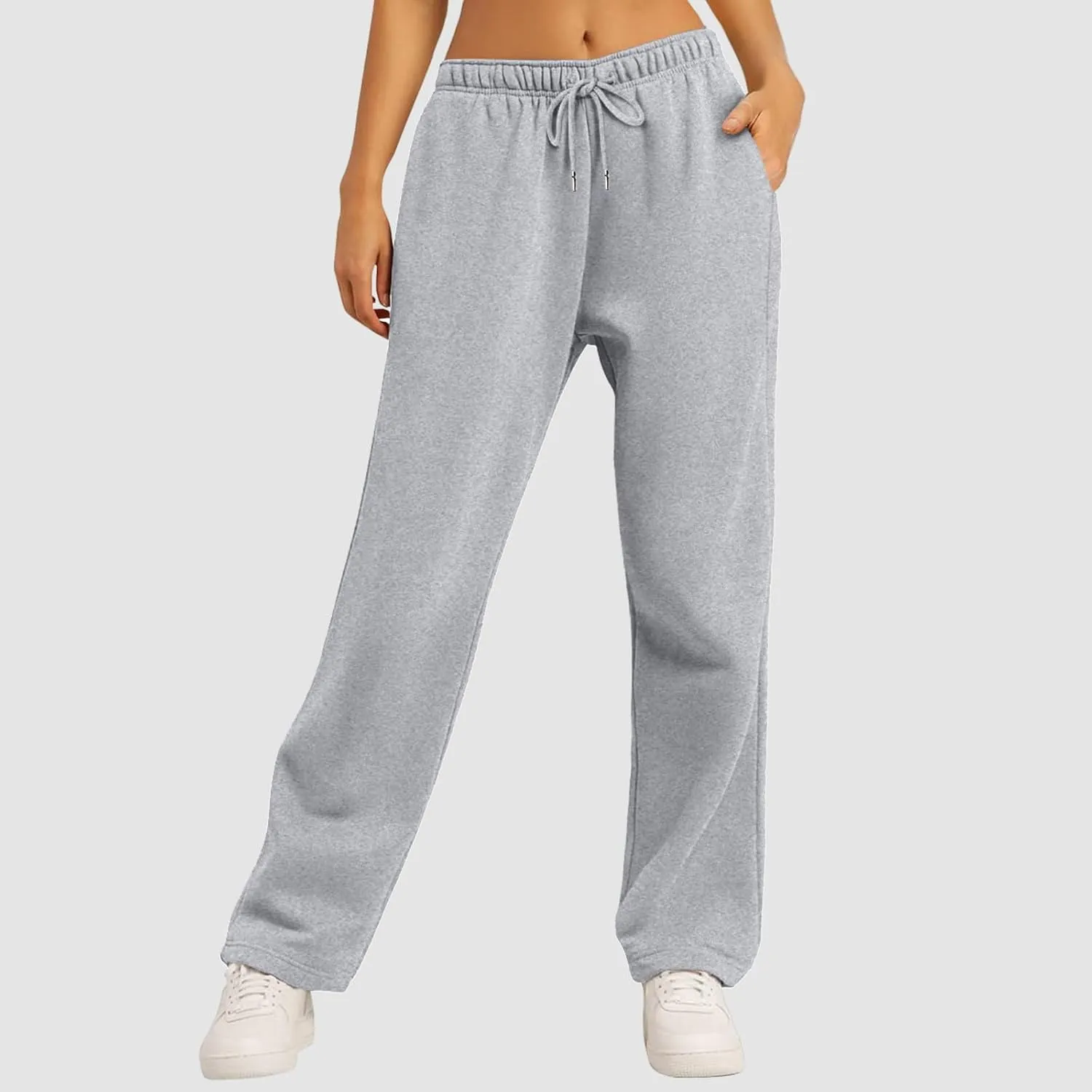 Baggy Sweatpants For Women Womens Sweatpants Baggy High Waisted Fall Pants Cinch Bottom Joggers with Pockets