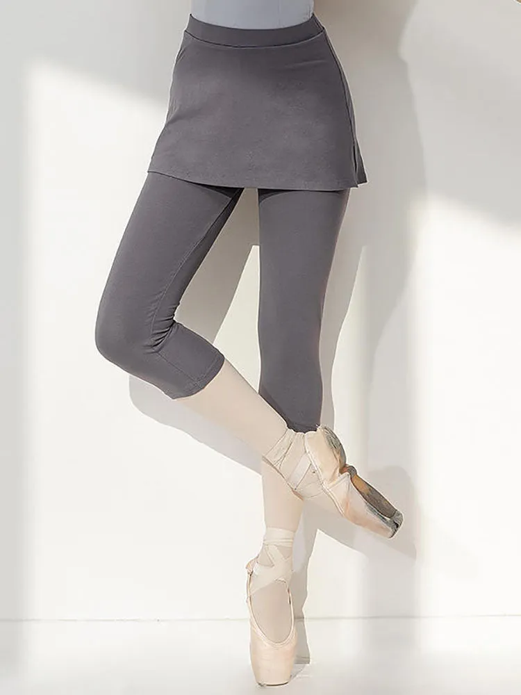Ballet Basic Practice Cropped Culottes Dance Exercise Pants
