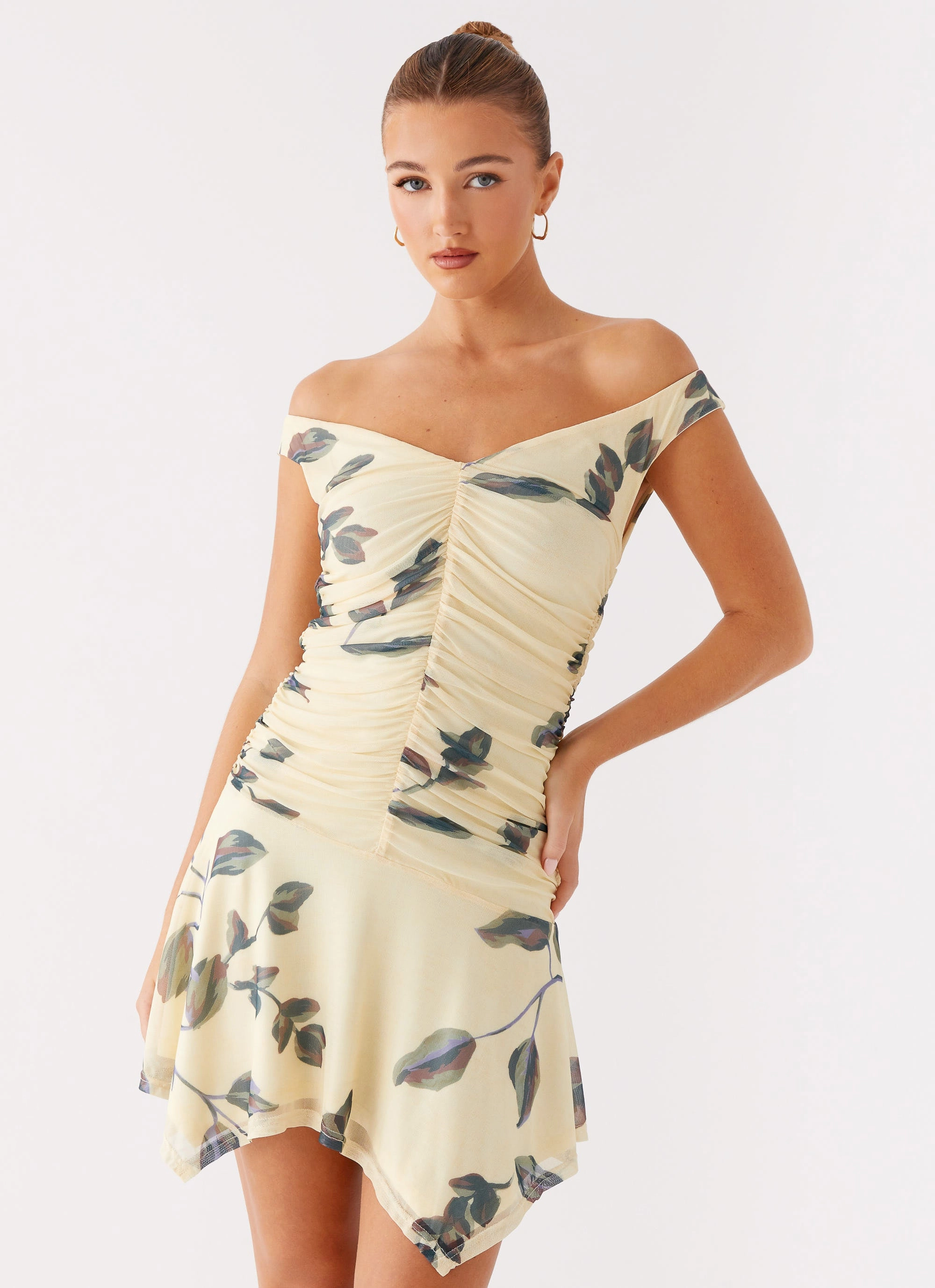 Josette Mini Dress - Buttercream Bliss Gentle Motion