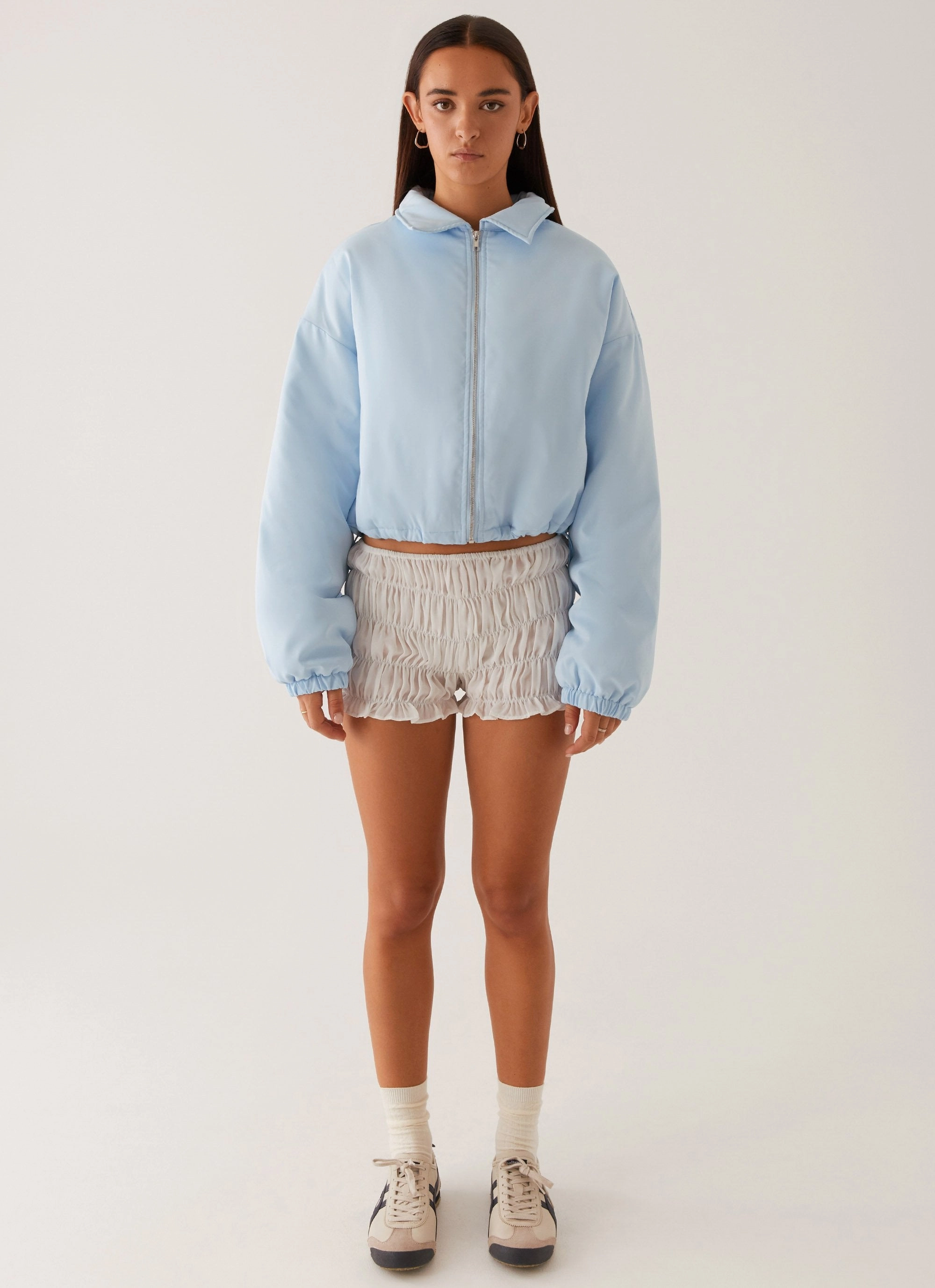 Baltimore Bomber Jacket - Pale Blue Practical Layer