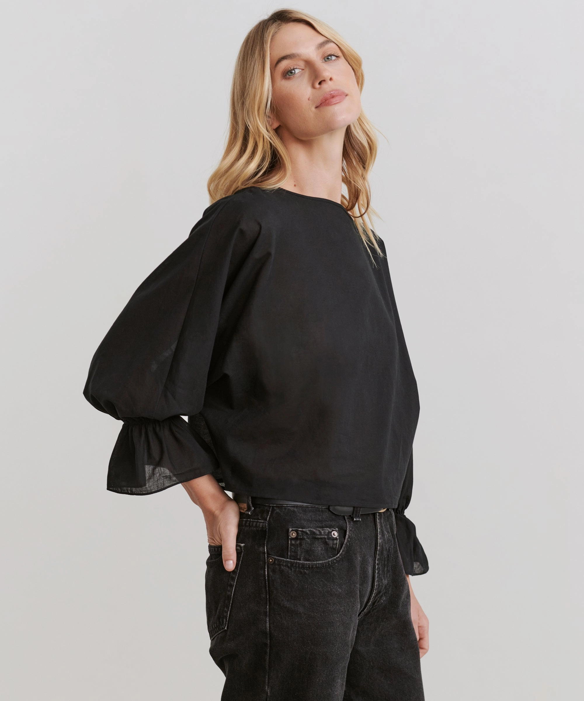 Cape Blouse Heather Effect Finish