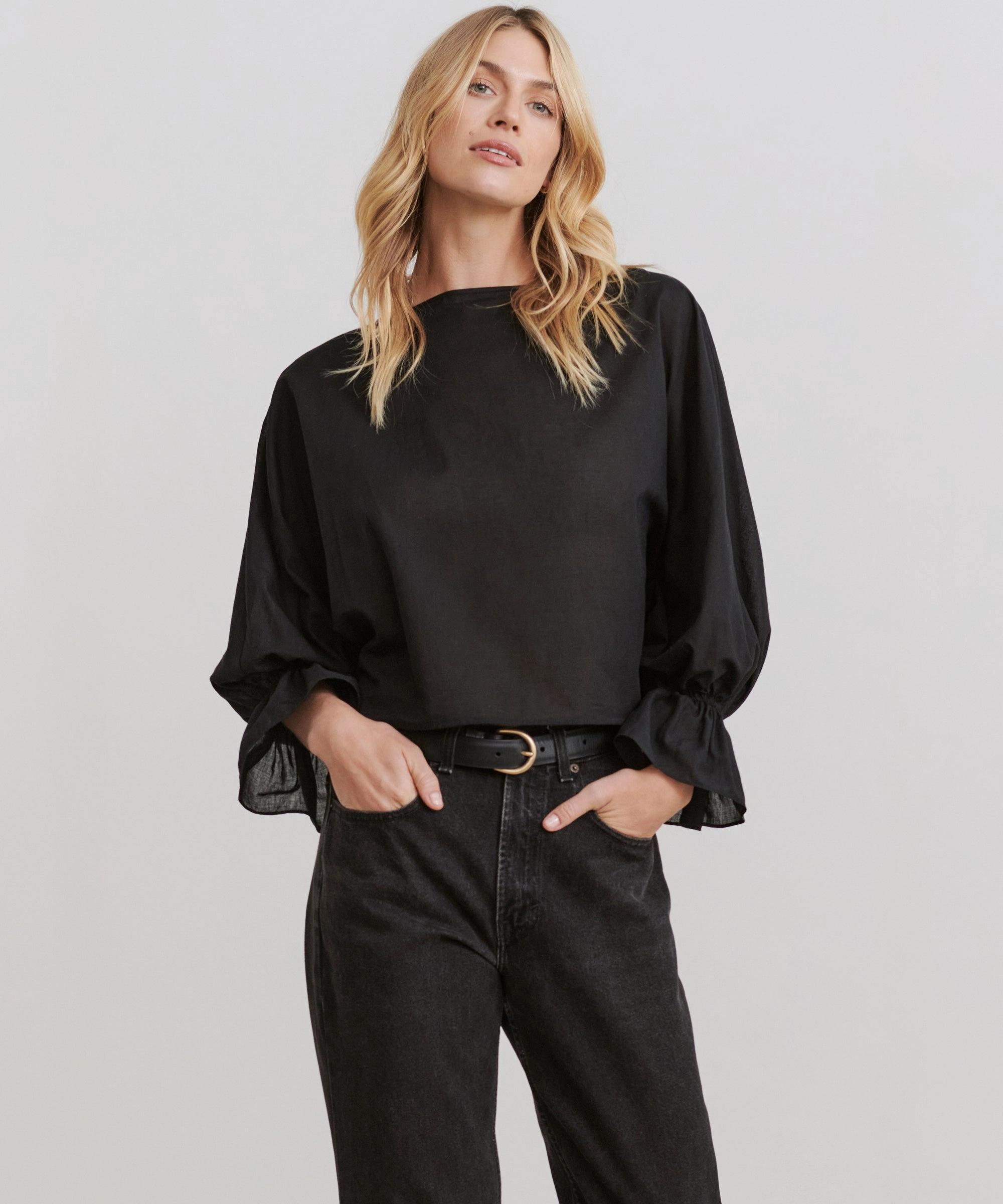 PuckerFree Surface Cape Blouse