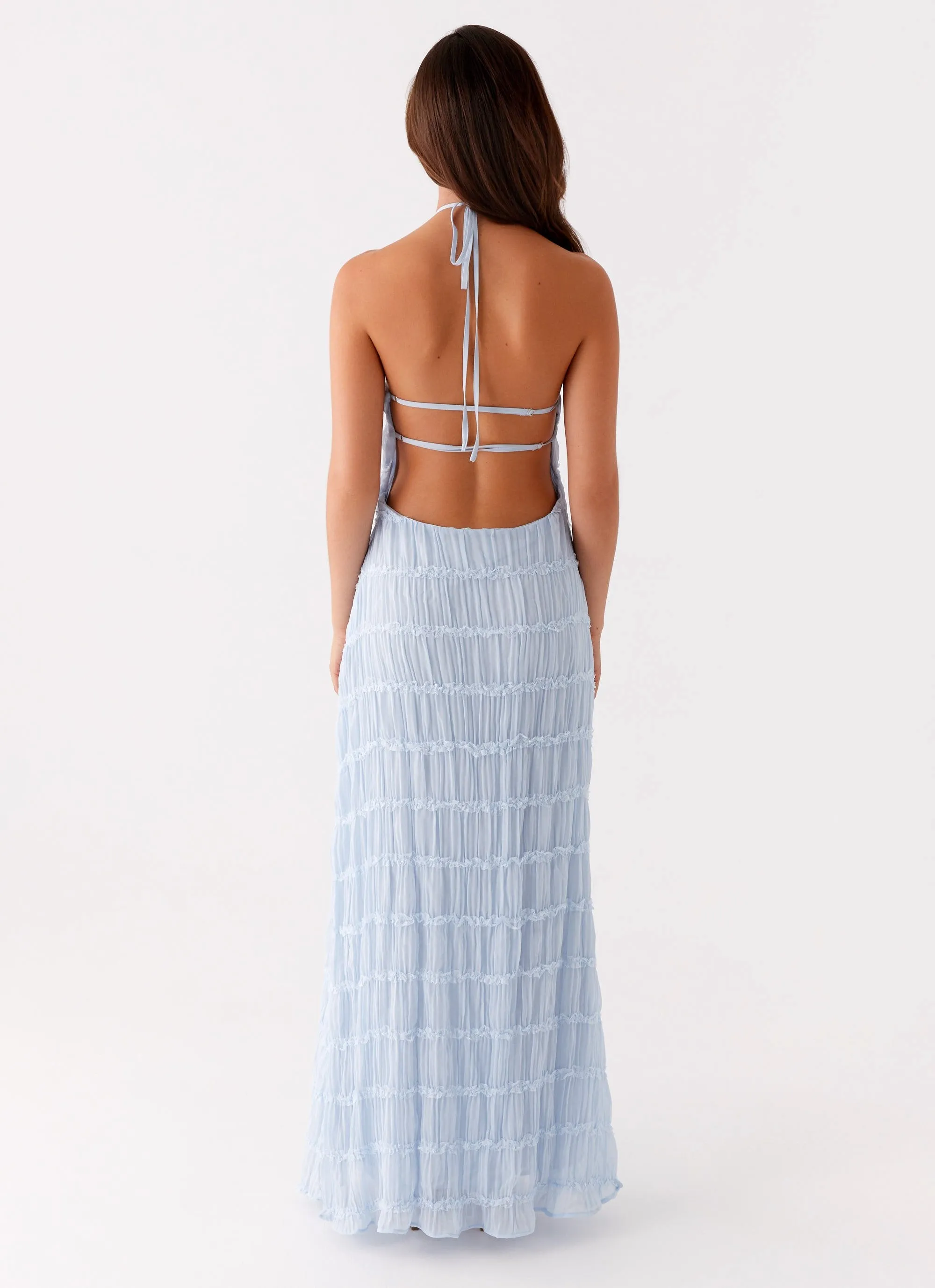 Aullie Maxi Dress - Blue SeamlessConstruction