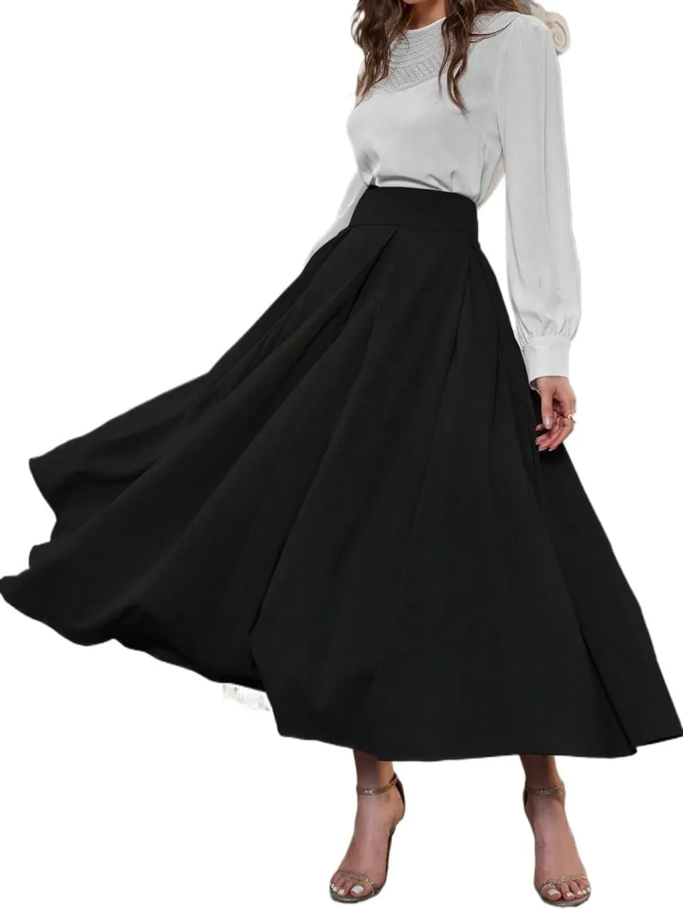 Beach Skirts High Waist Skirt Maxi Women