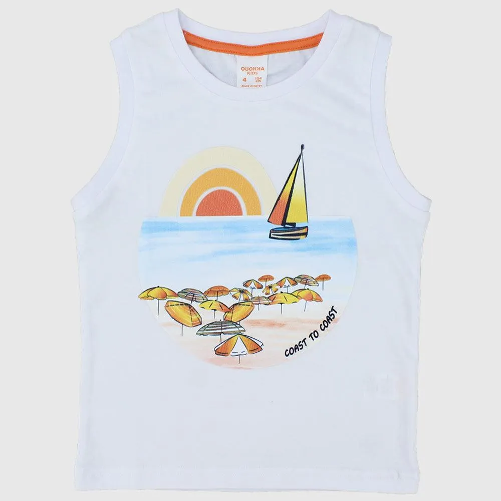 Beach Sleeveless T-Shirt