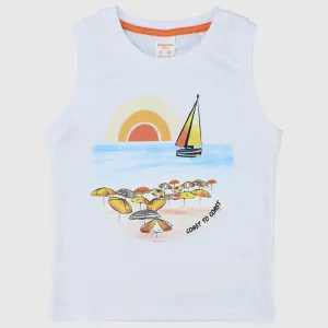 Beach Sleeveless T-Shirt