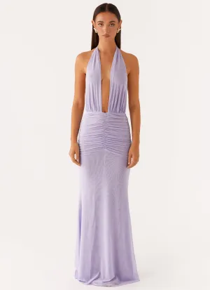 Soft Composition Places To Be Maxi Dress - Lilac