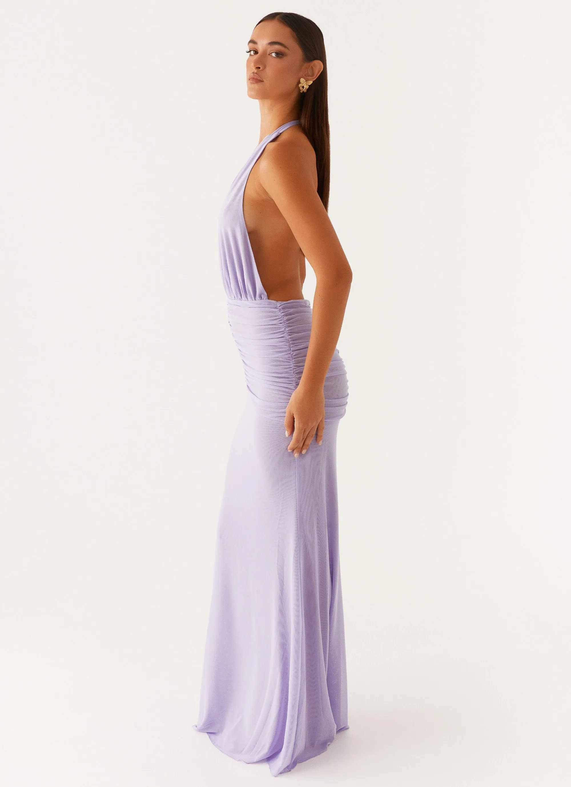 Sophisticated Appeal Day-To-Night Wear Places To Be Maxi Dress - Lilac