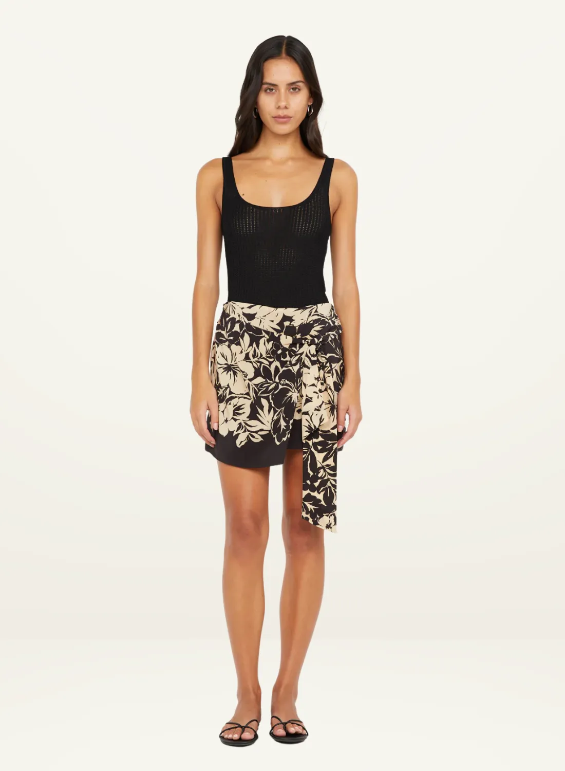 Bec   Bridge Astala Wrap Skirt in Floral