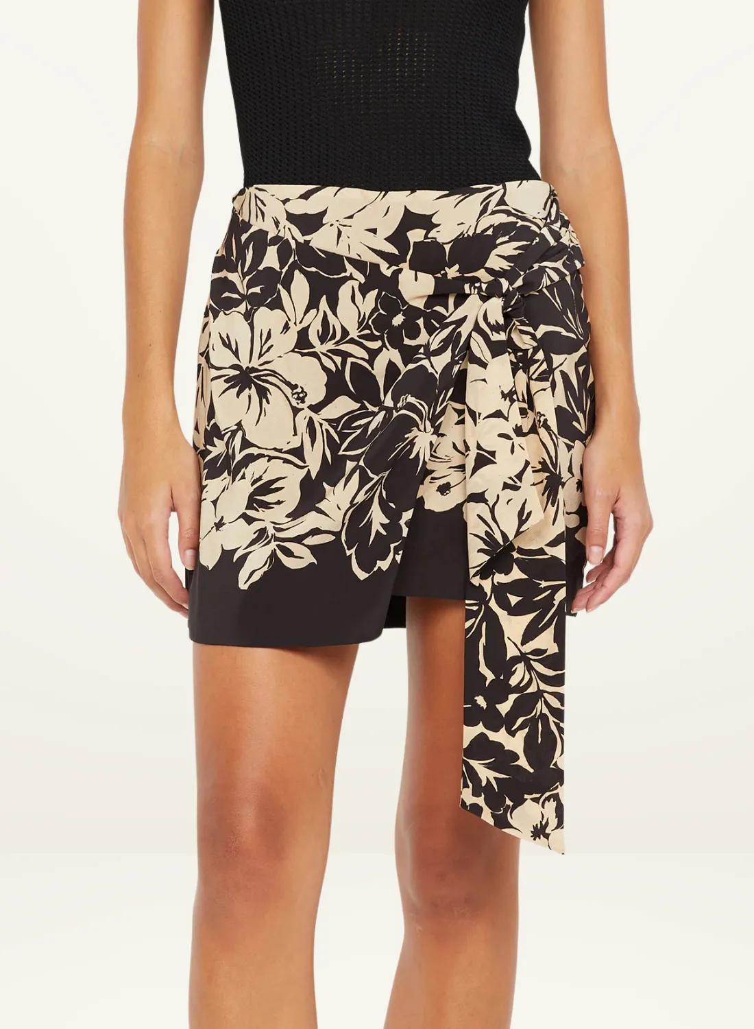 Bec   Bridge Astala Wrap Skirt in Floral