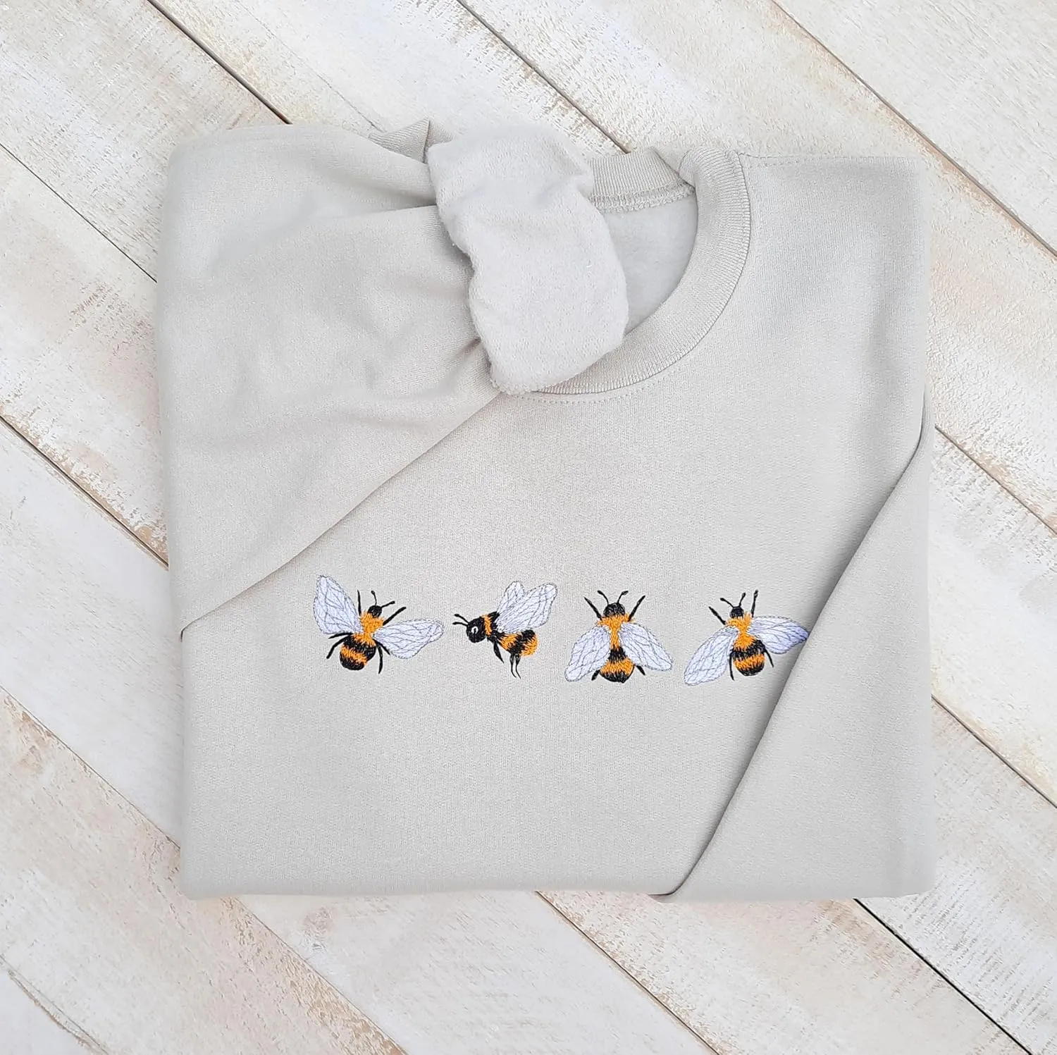 Bees Embroidered Sweatshirt Gift, Embroidered Bees Sweater, Bee Lover Sweatshirt, Themed Gifts Bee, Unisex!