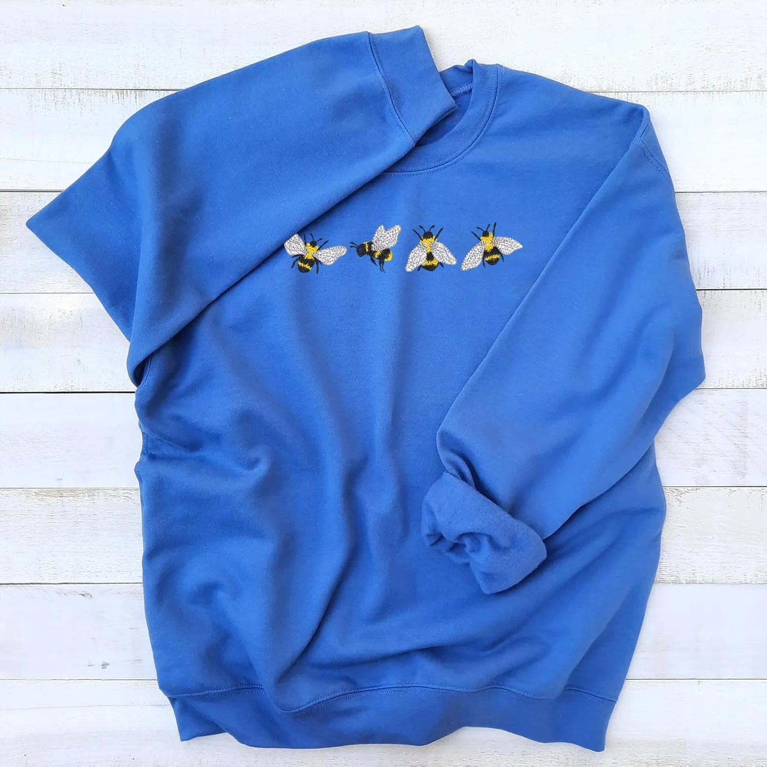 Bees Embroidered Sweatshirt Gift, Embroidered Bees Sweater, Bee Lover Sweatshirt, Themed Gifts Bee, Unisex!
