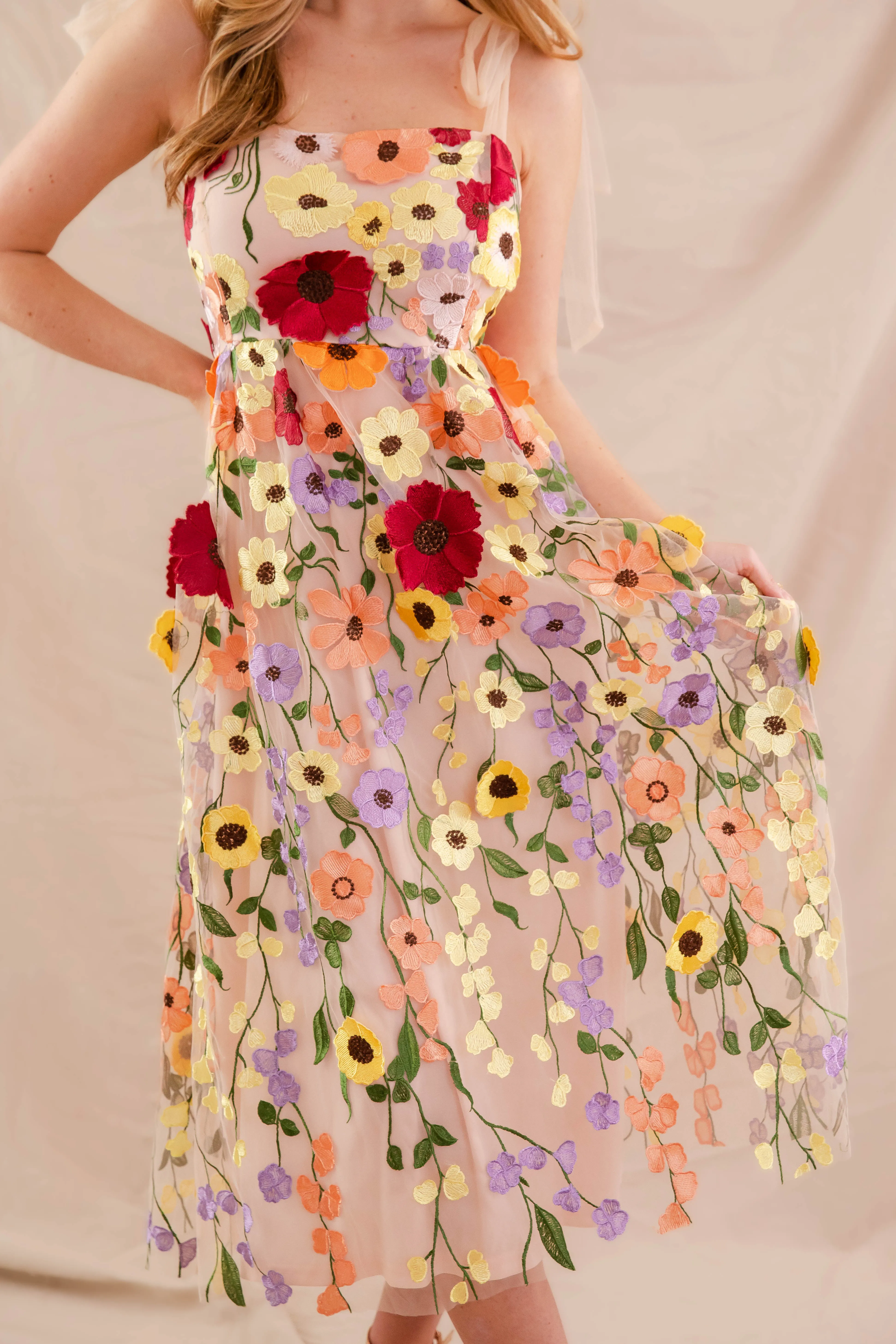 Believe It or Not Midi Dress Art Spirit Style Moment