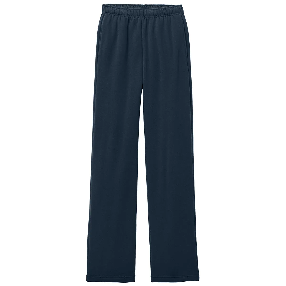 Bella   Canvas Unisex Navy Sponge Fleece Straight Leg Sweatpant