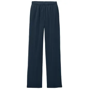 Bella   Canvas Unisex Navy Sponge Fleece Straight Leg Sweatpant
