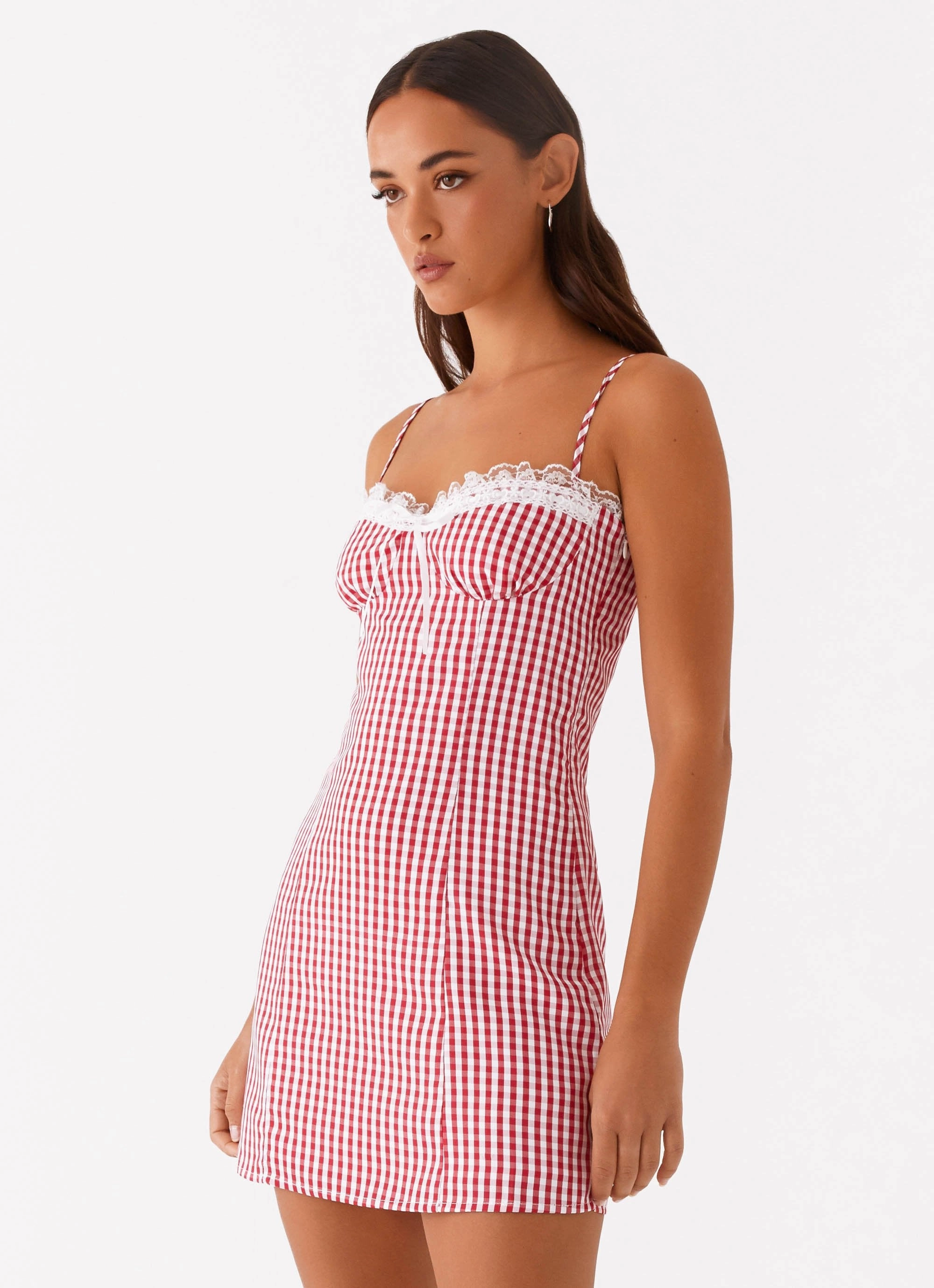 Bellissima Bustier Mini Dress - Red Easy Fit