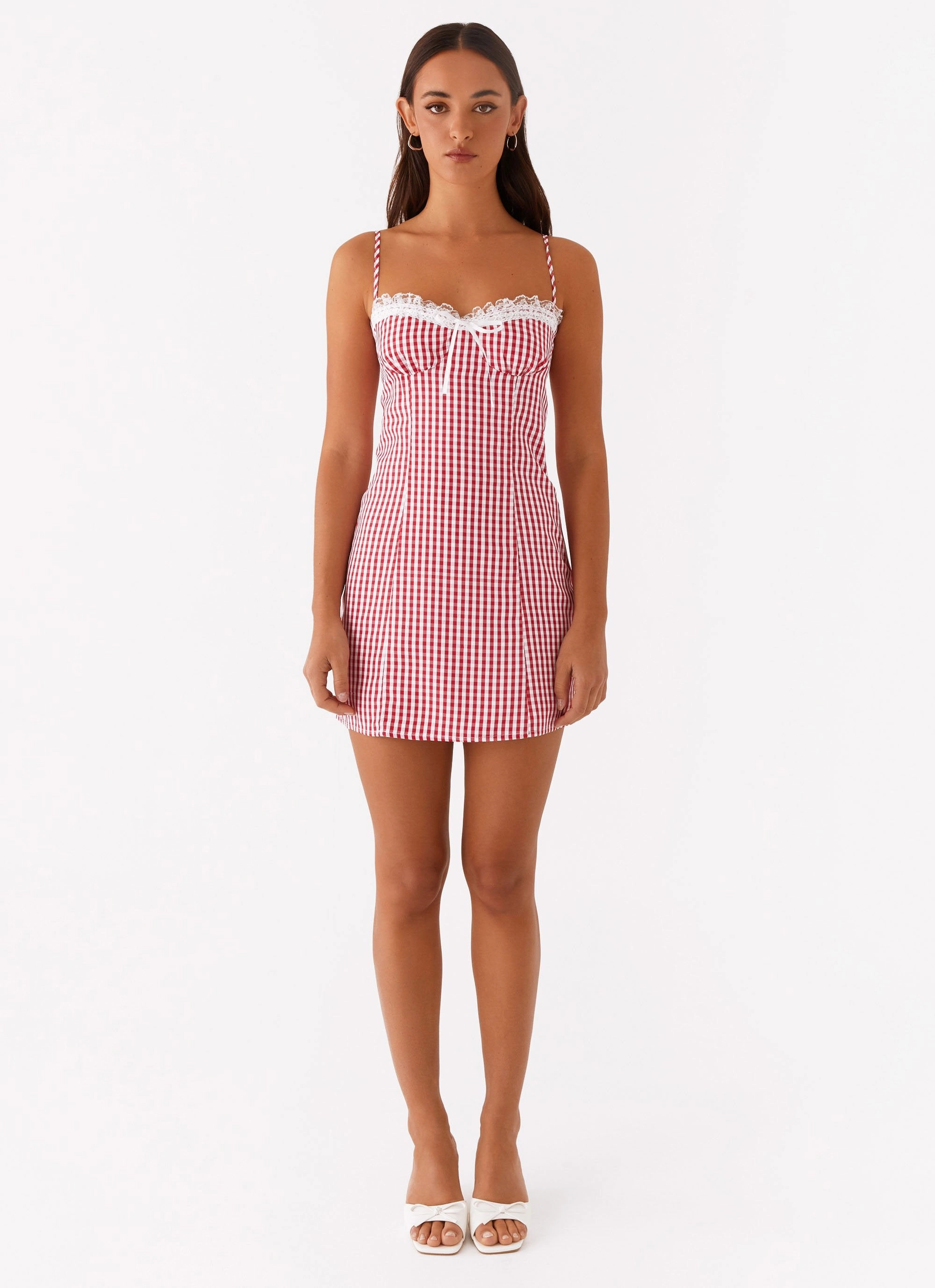 Bellissima Bustier Mini Dress - Red Gender Fluid