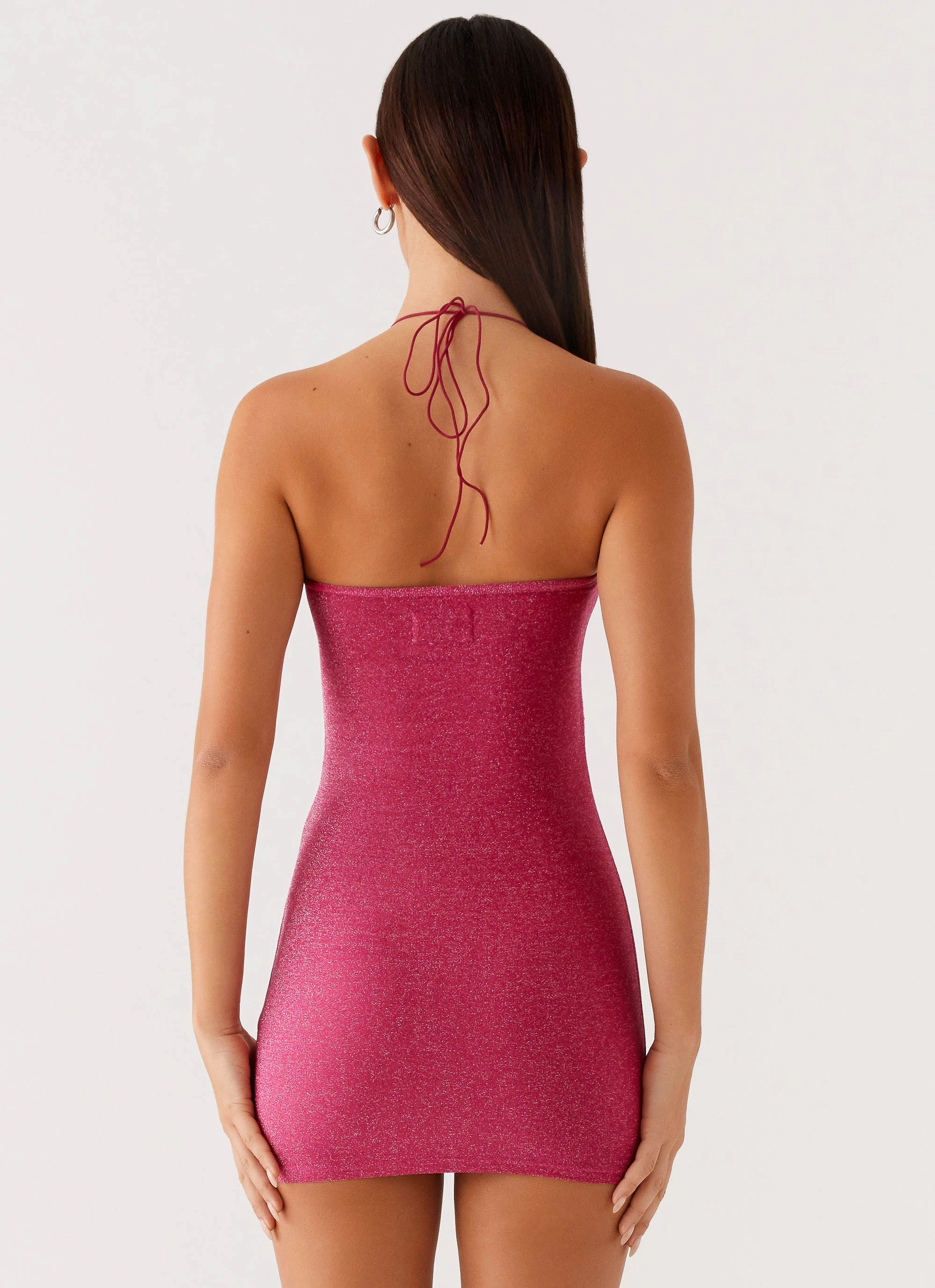 Rose Flush Jupiter Mini Dress - Raspberry