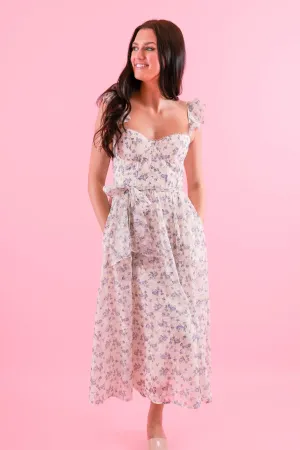 Minimal Motion Subtle Glam Imagine It Midi Dress