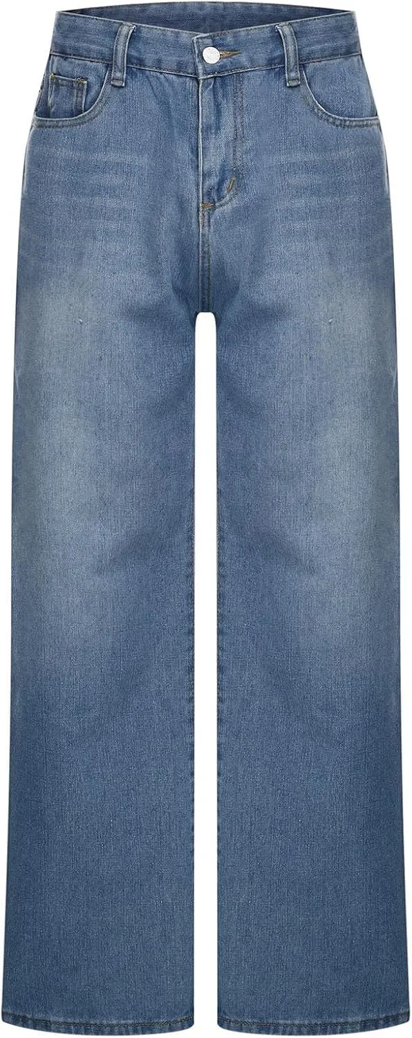 Bidobibo Bell Bottom Jeans for Women Bootcut Denim Pants Womens Jeans High Waisted Flare Denim Pants Slim High Waisted Jeans