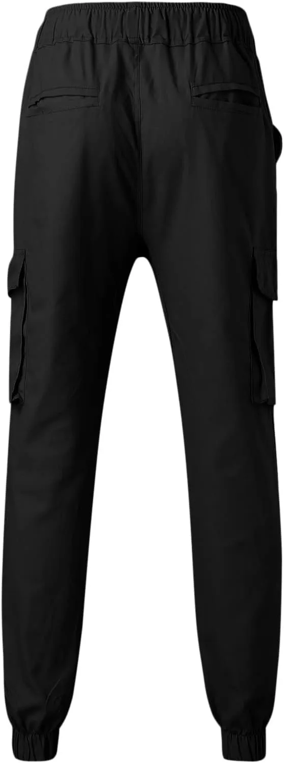 Big and Tall Cargo Pants for Men Sweatpants for Men Drawstring Loose Fit Sweatpants for Men with Pockets Mens Fashion