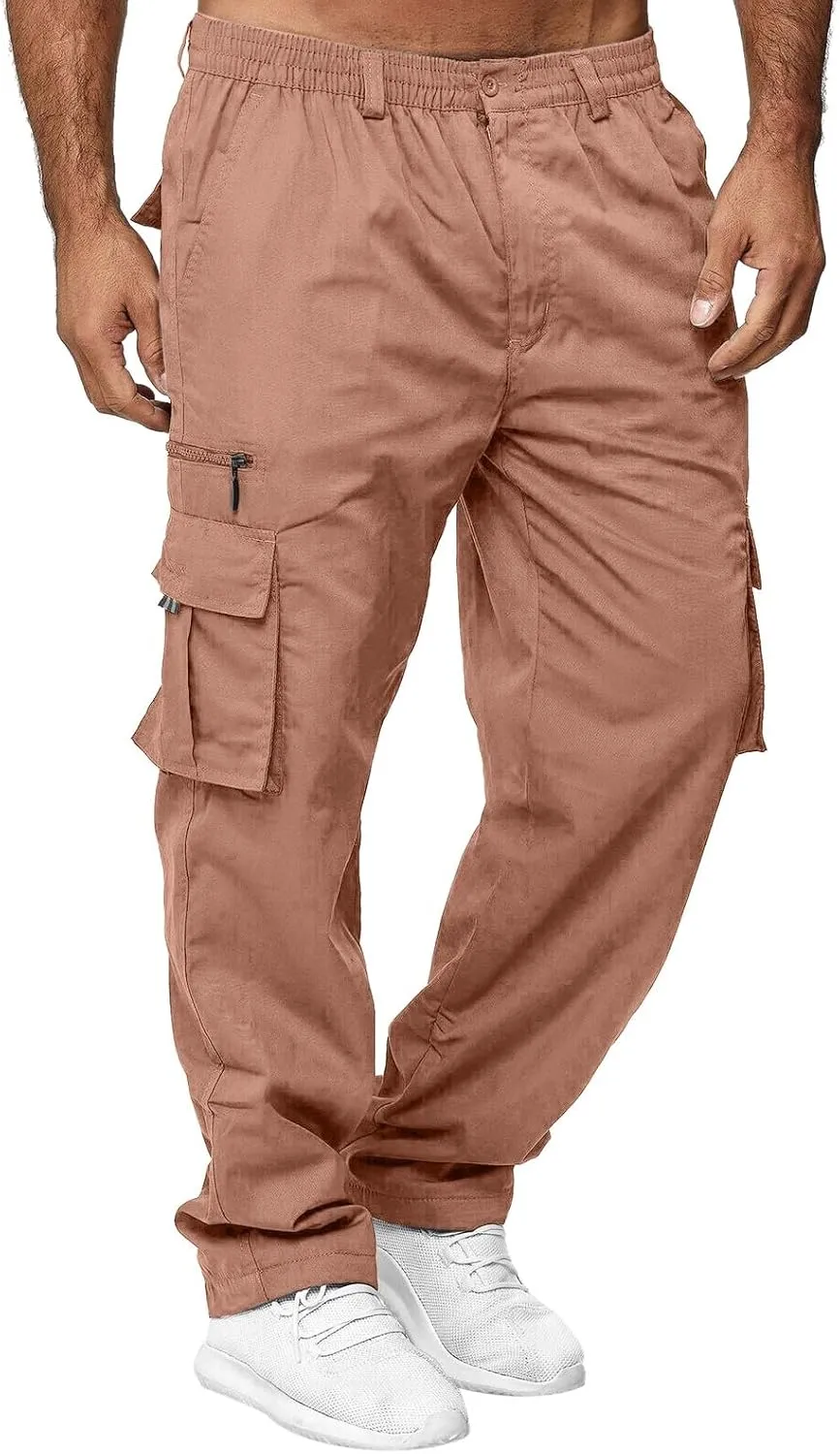 Big and Tall Cargo Pants for Men Sweatpants for Men Pants Cotton Sweatpants Fashion Joggers Sports Long Pants Trousers