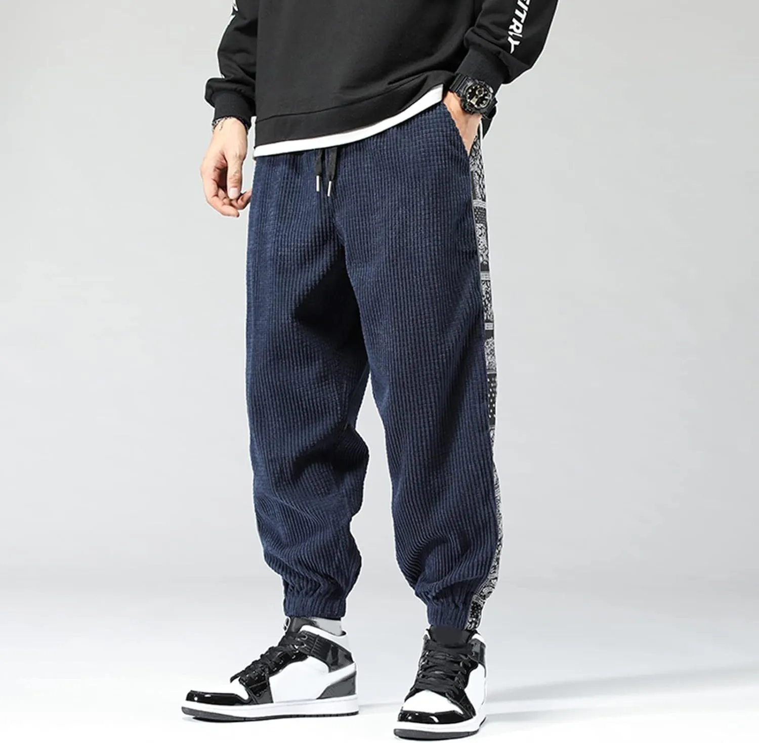 Big and Tall Sweatpants for Men Sweatpants Stretch Elastic Running Athletic Cargo Sports Sweatpants for Men Men Pants