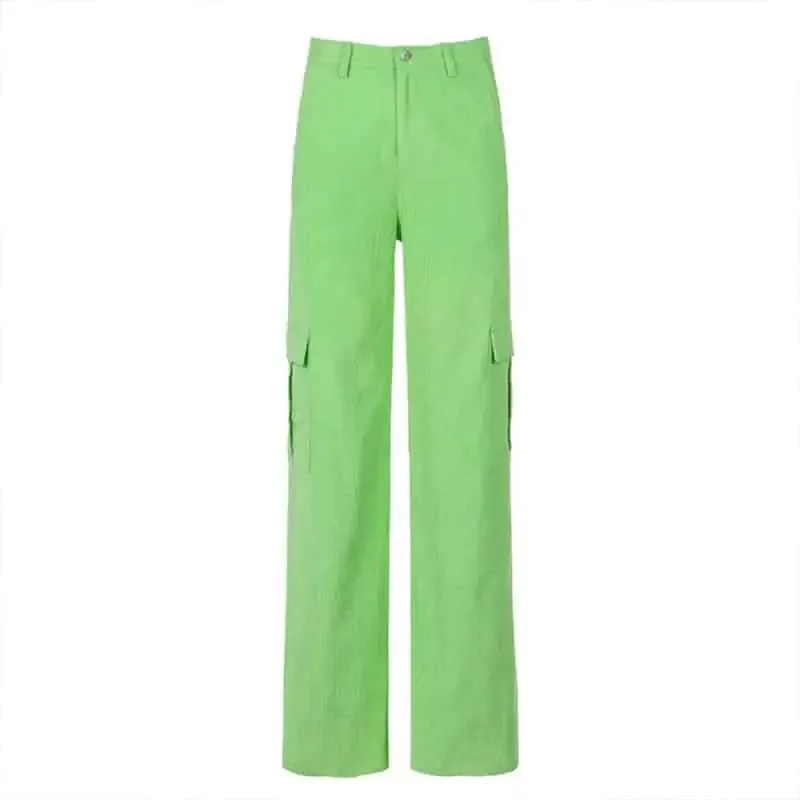 Big Pockets Wide Leg Trousers