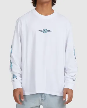 Billabong Core Diamond Long Sleeve Tee - White